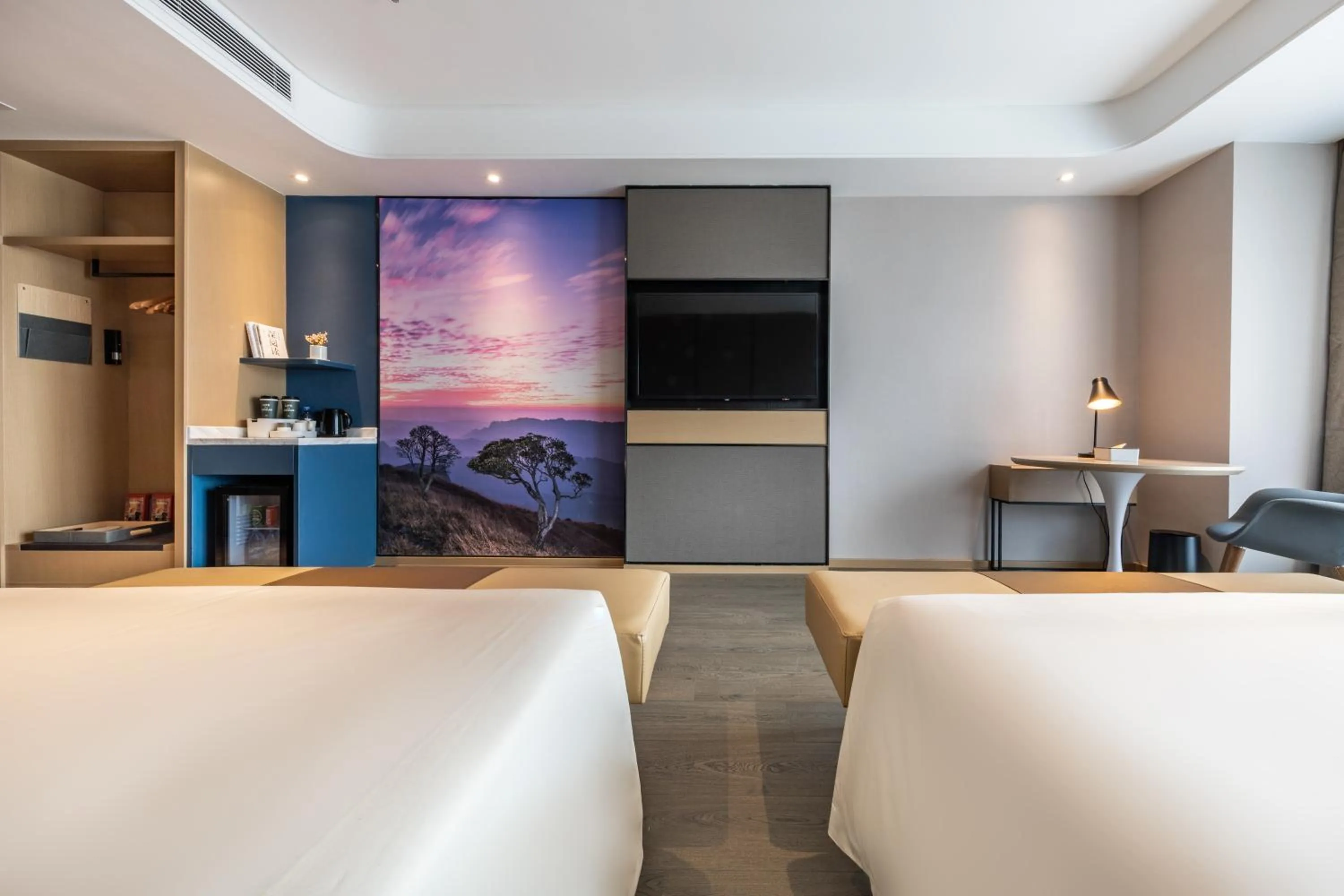 Bed in Atour Hotel Shunde Midea Yueran Plaza Foshan