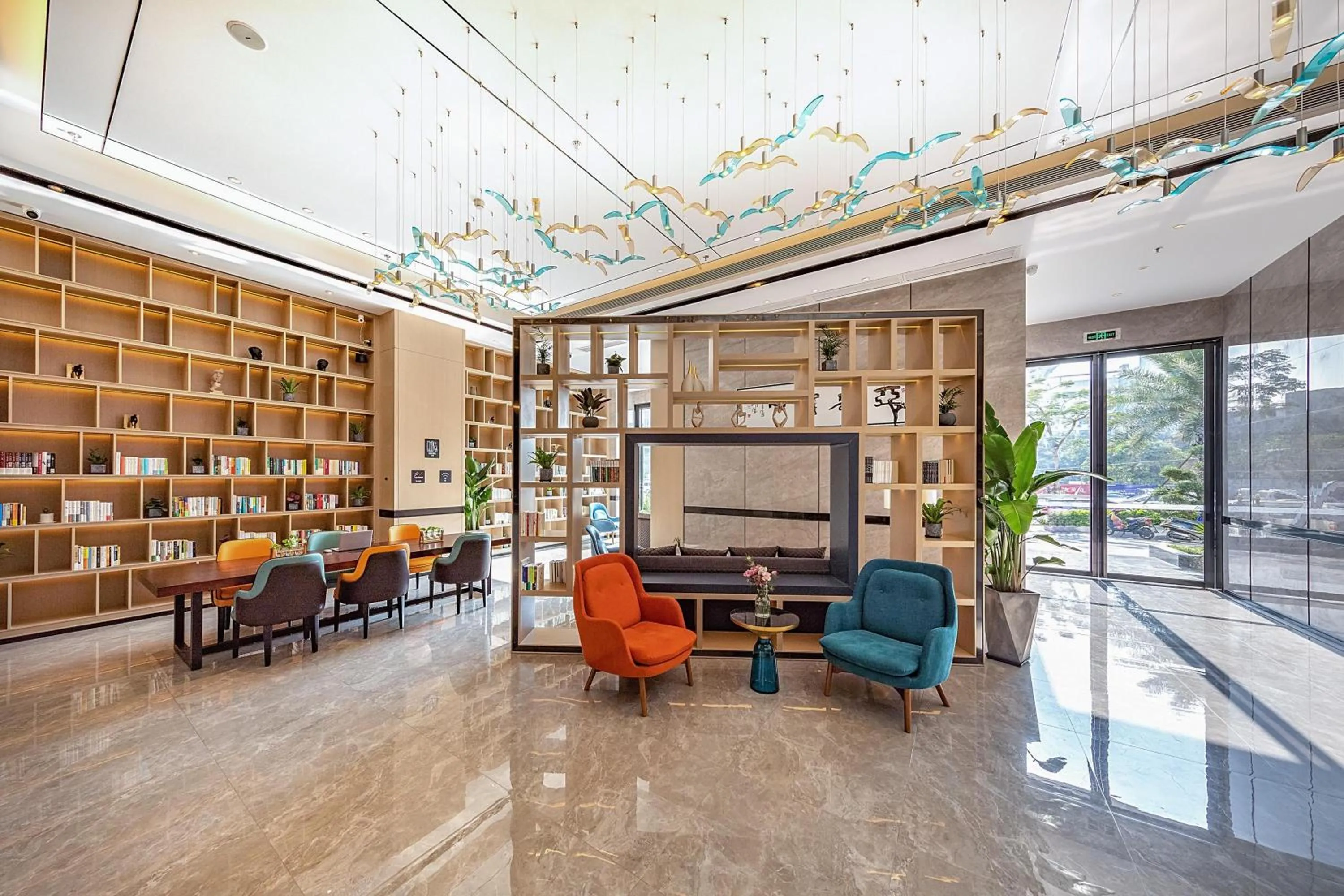 Lobby or reception in Atour Hotel Shunde Midea Yueran Plaza Foshan