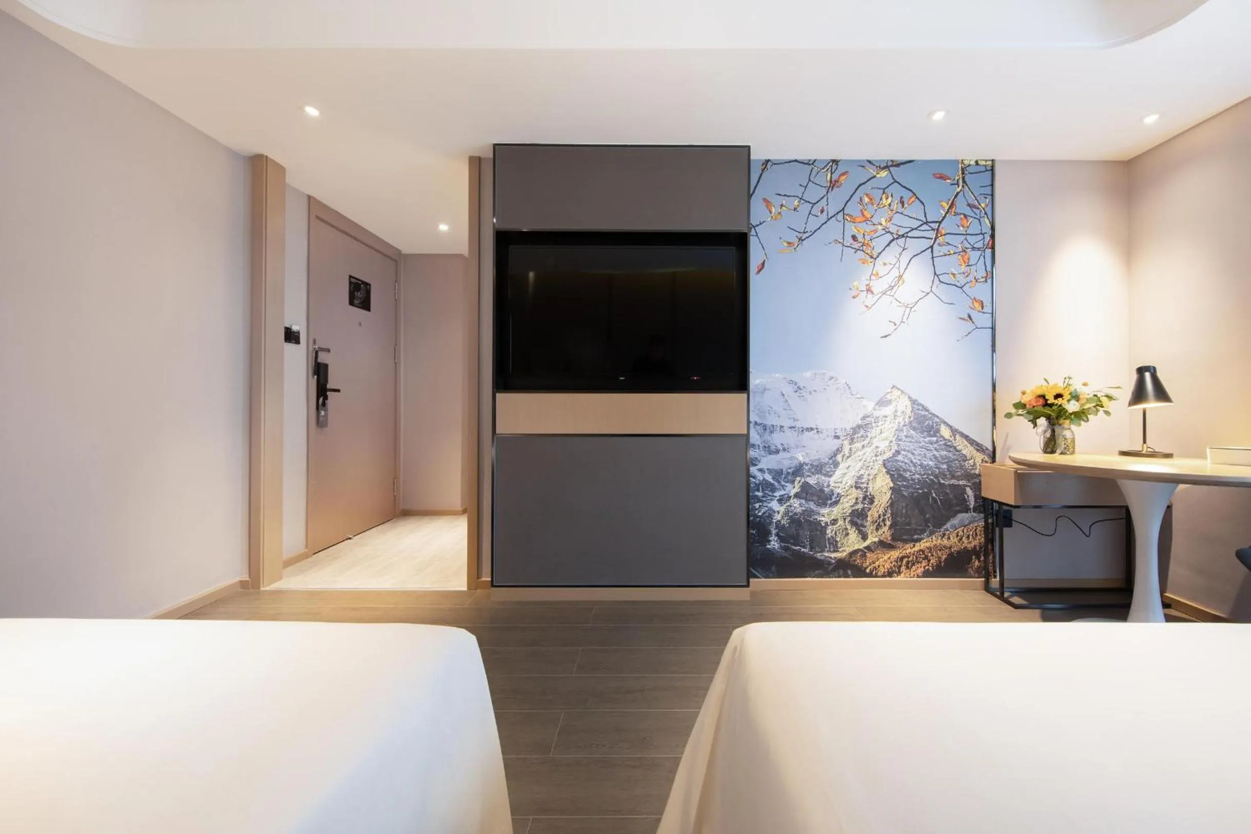 TV and multimedia, Bed in Atour Hotel Chengdu Wenshufang