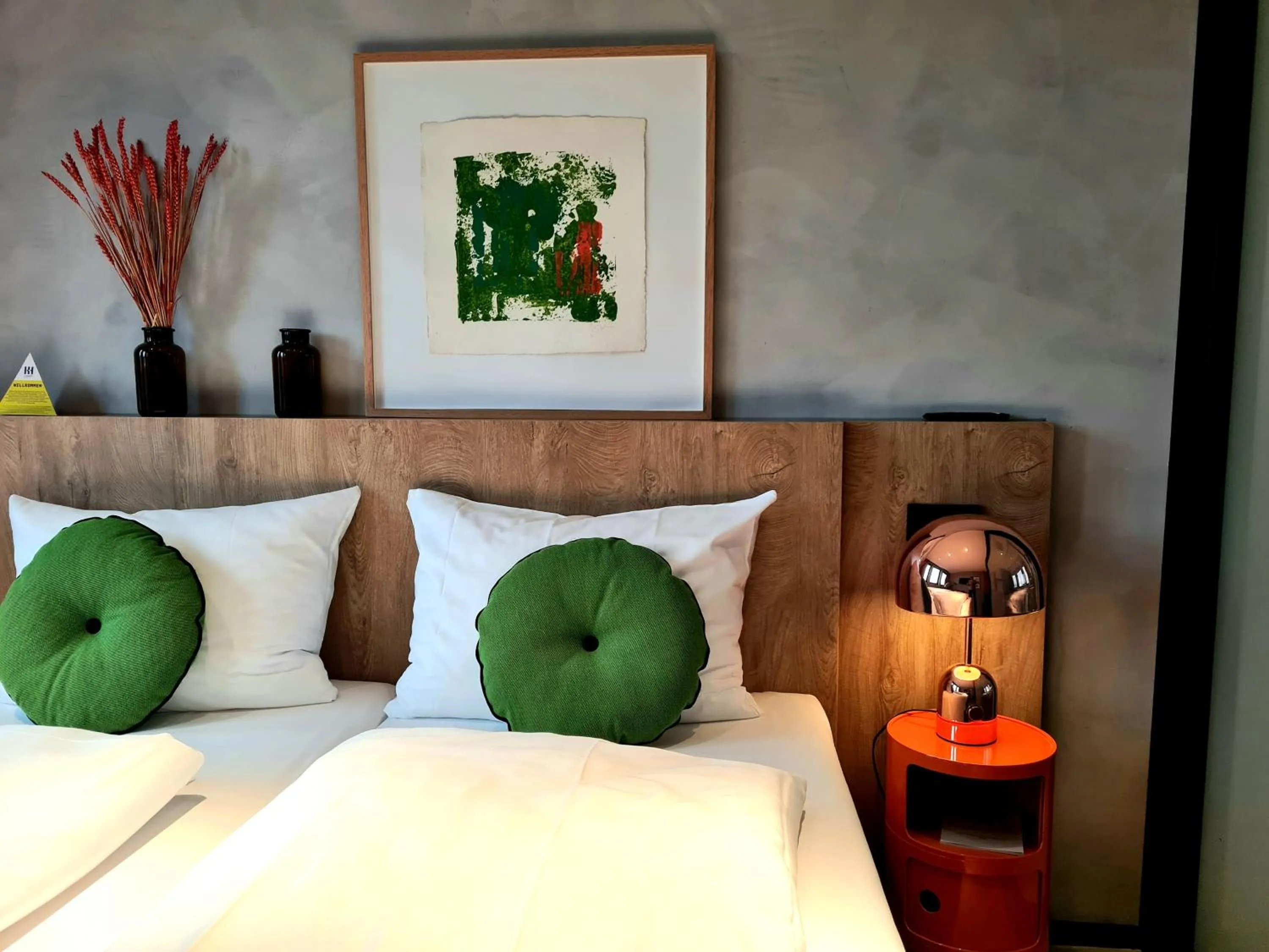 Bed in KONCEPT HOTEL International