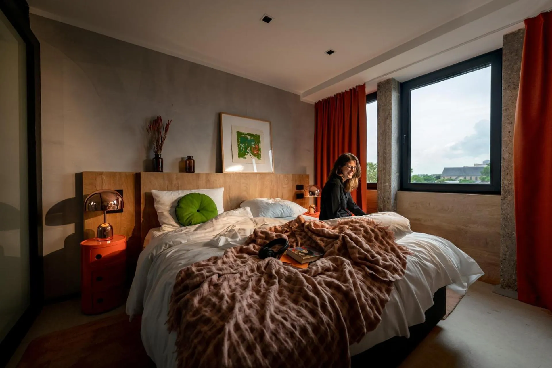 Bed in KONCEPT HOTEL International