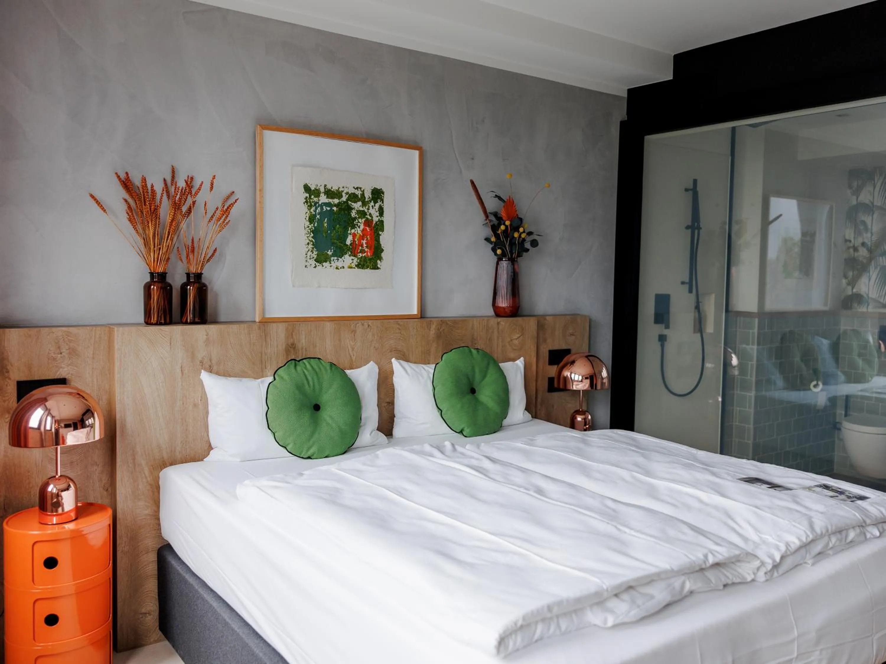 Bed in KONCEPT HOTEL International