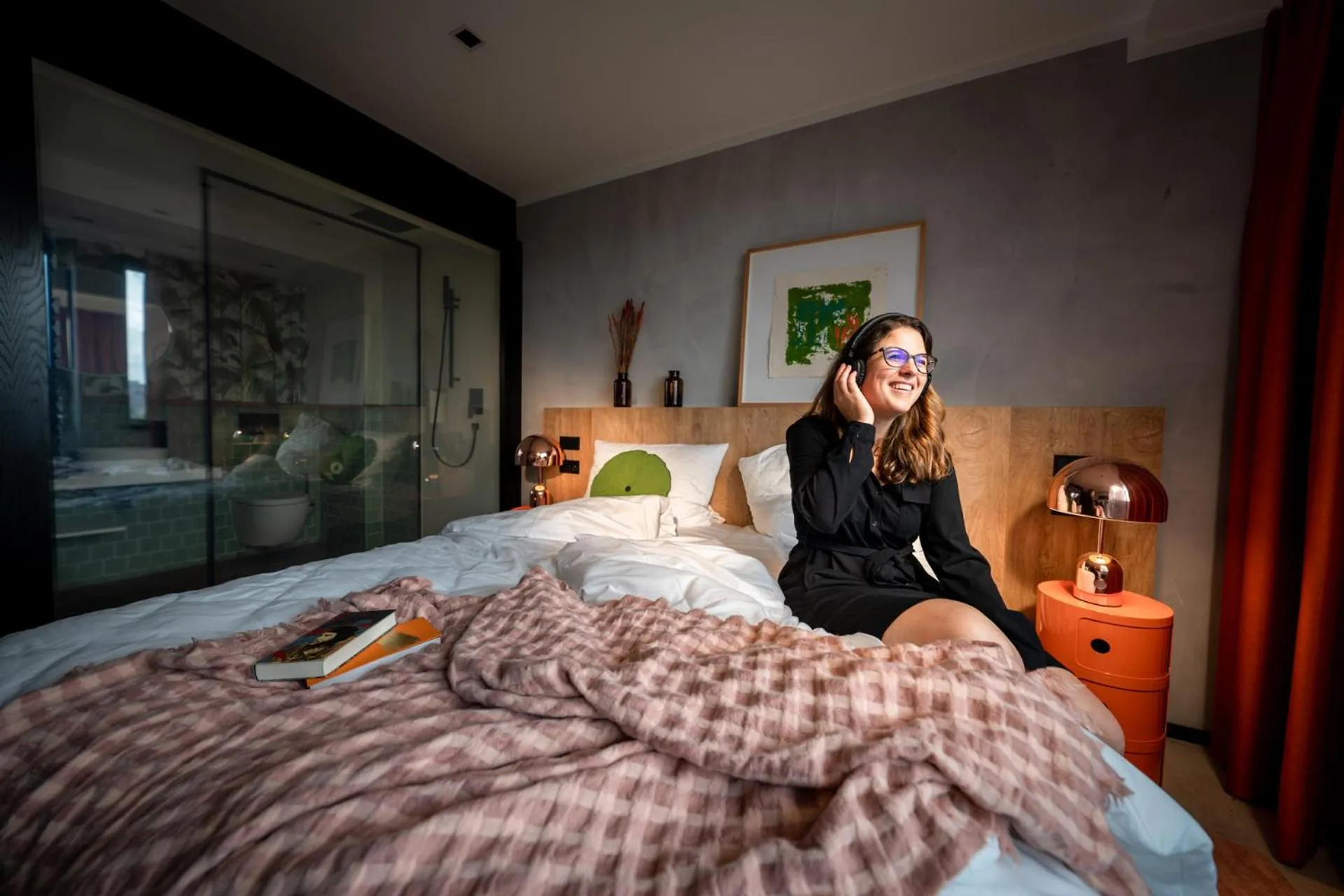 Bed in KONCEPT HOTEL International