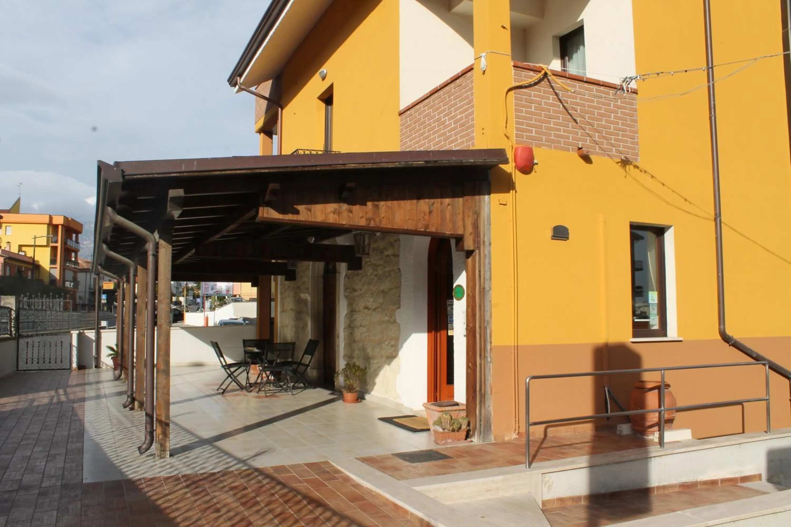 Patio in Hotel Domus