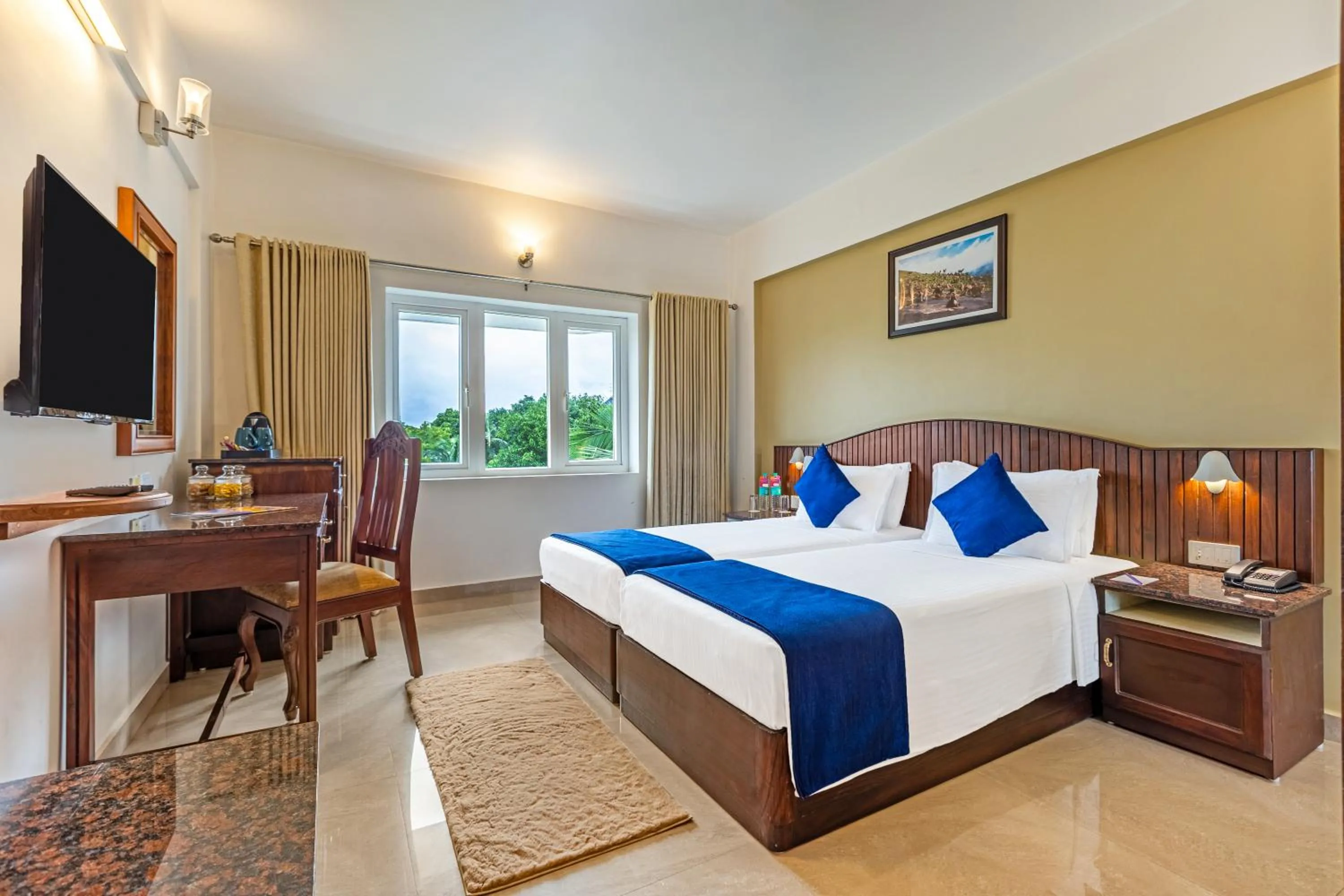 View (from property/room), Bed in Sterling Darshan Guruvayur