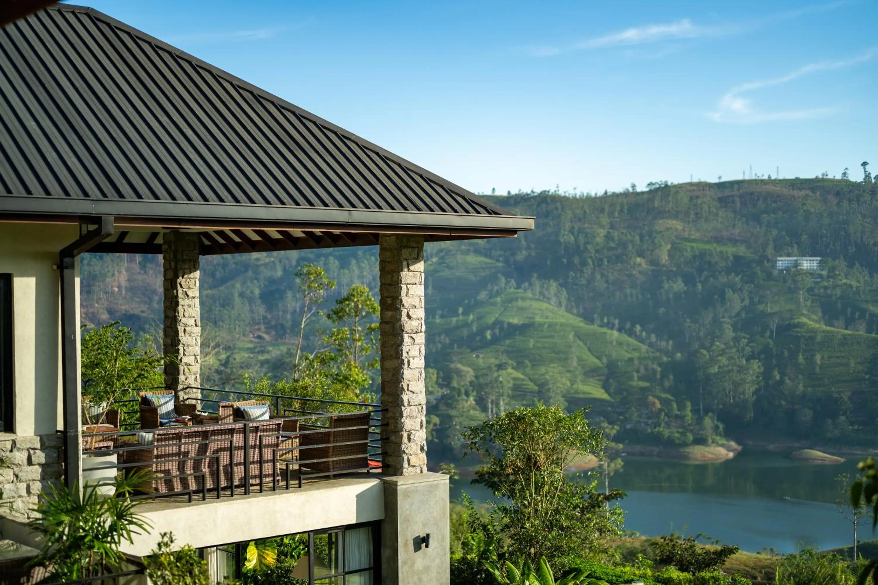 Seating area in Camellia Hills