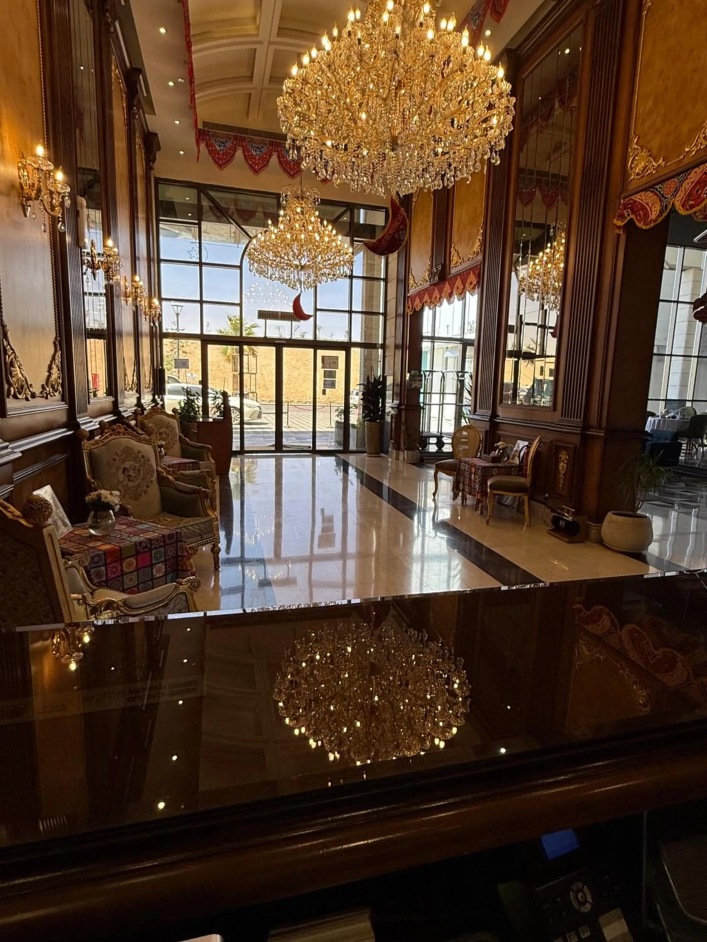 Seating area in Al Rahden Hotel