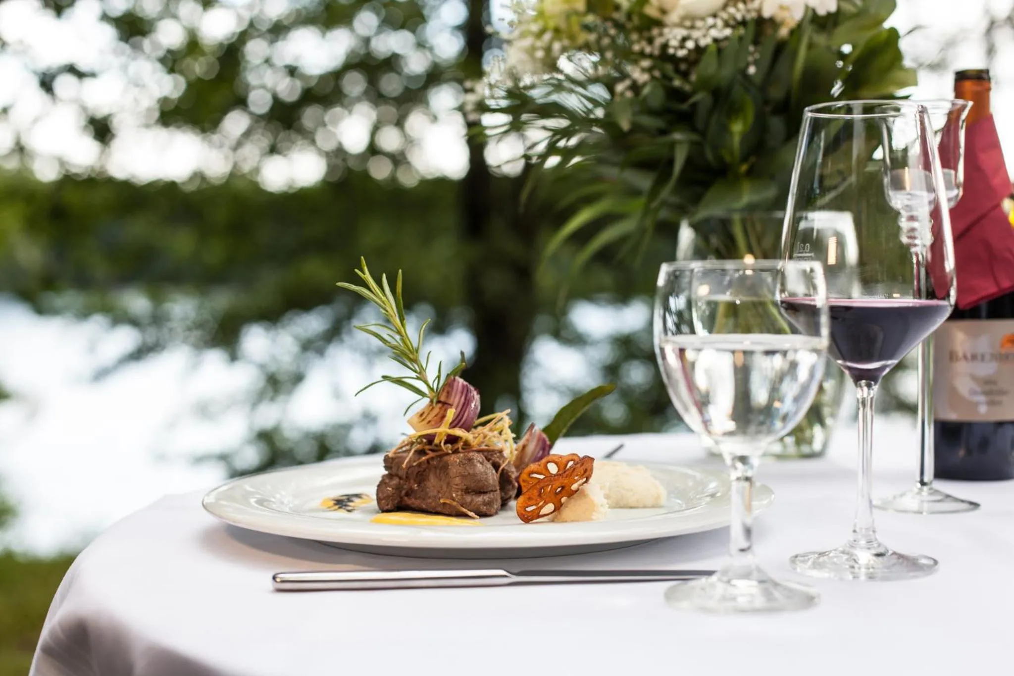 Lunch in Waldsee Hotel am Wirchensee