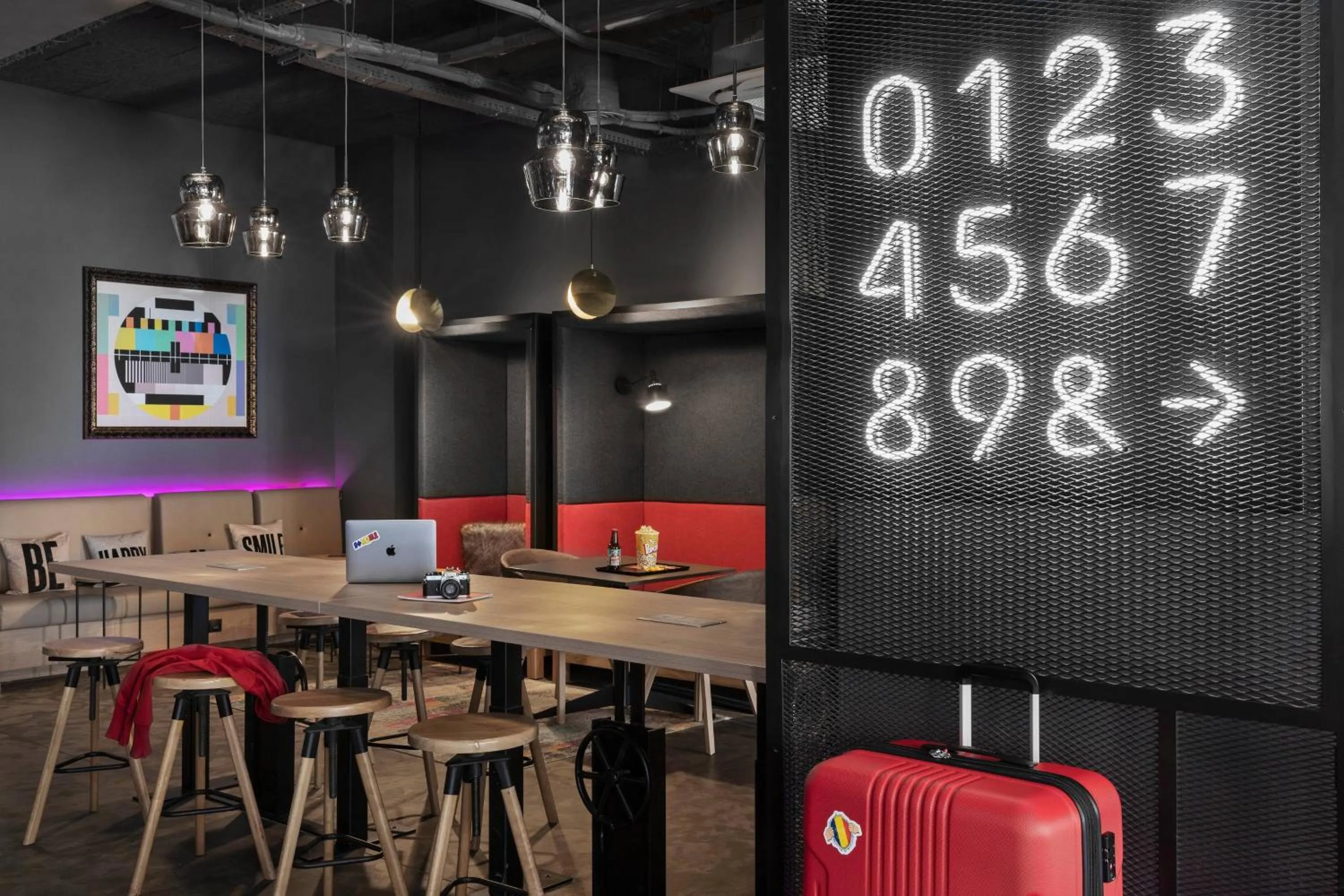 Lobby or reception in Moxy Bucharest Old Town