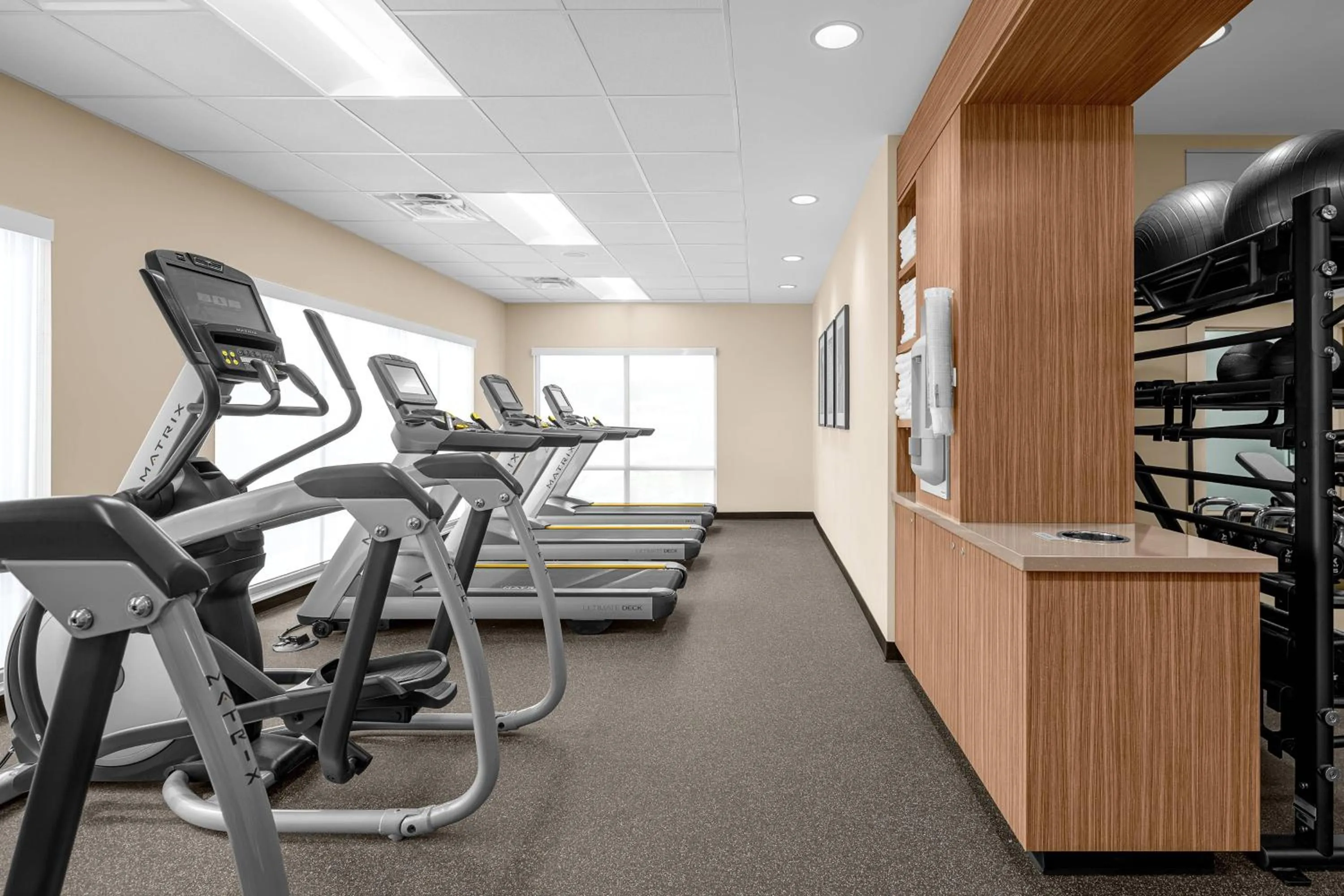 Fitness centre/facilities in TownePlace Suites Cincinnati Fairfield