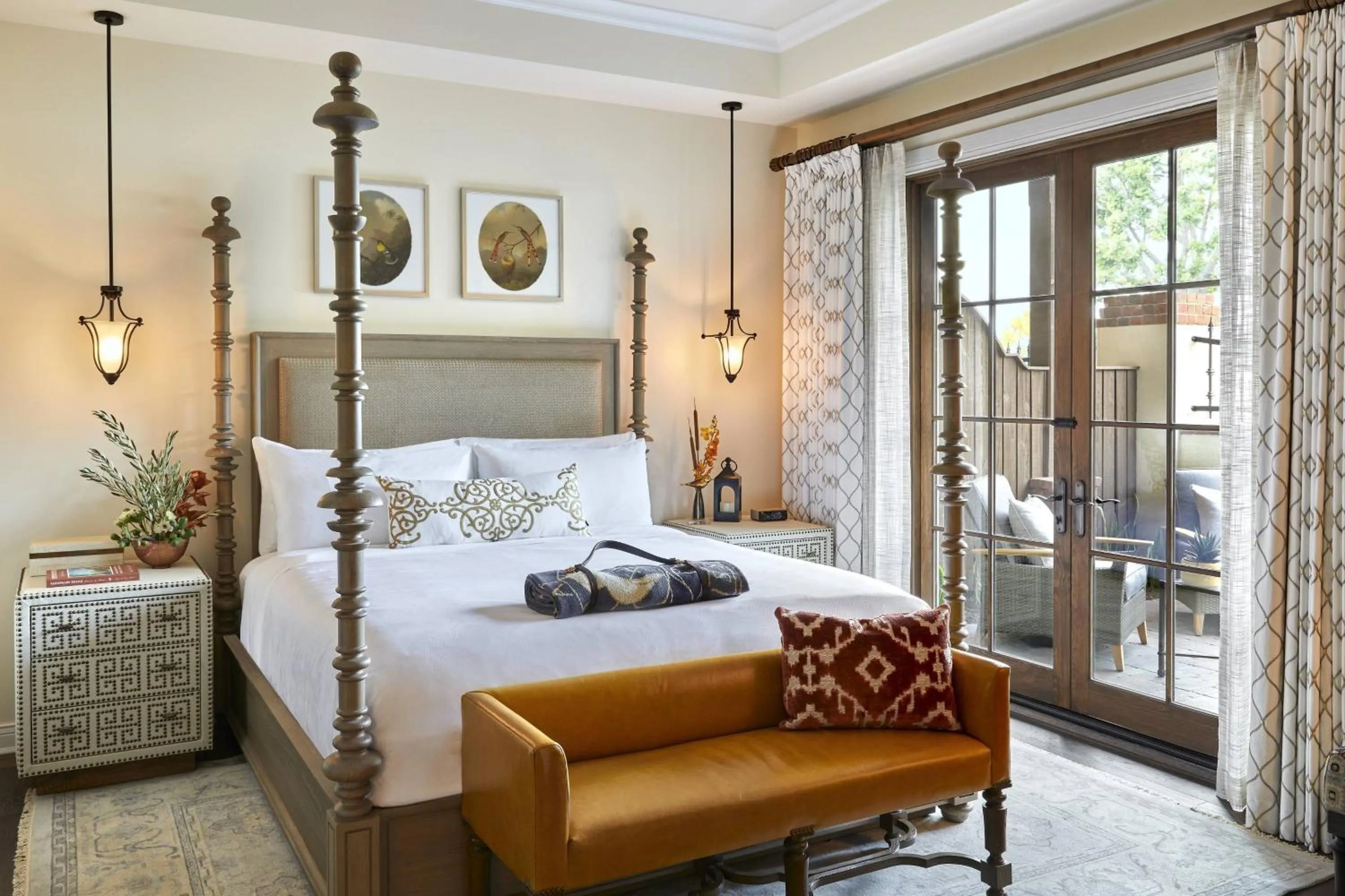 Bedroom, Bed in Inn at the Mission San Juan Capistrano, Autograph Collection