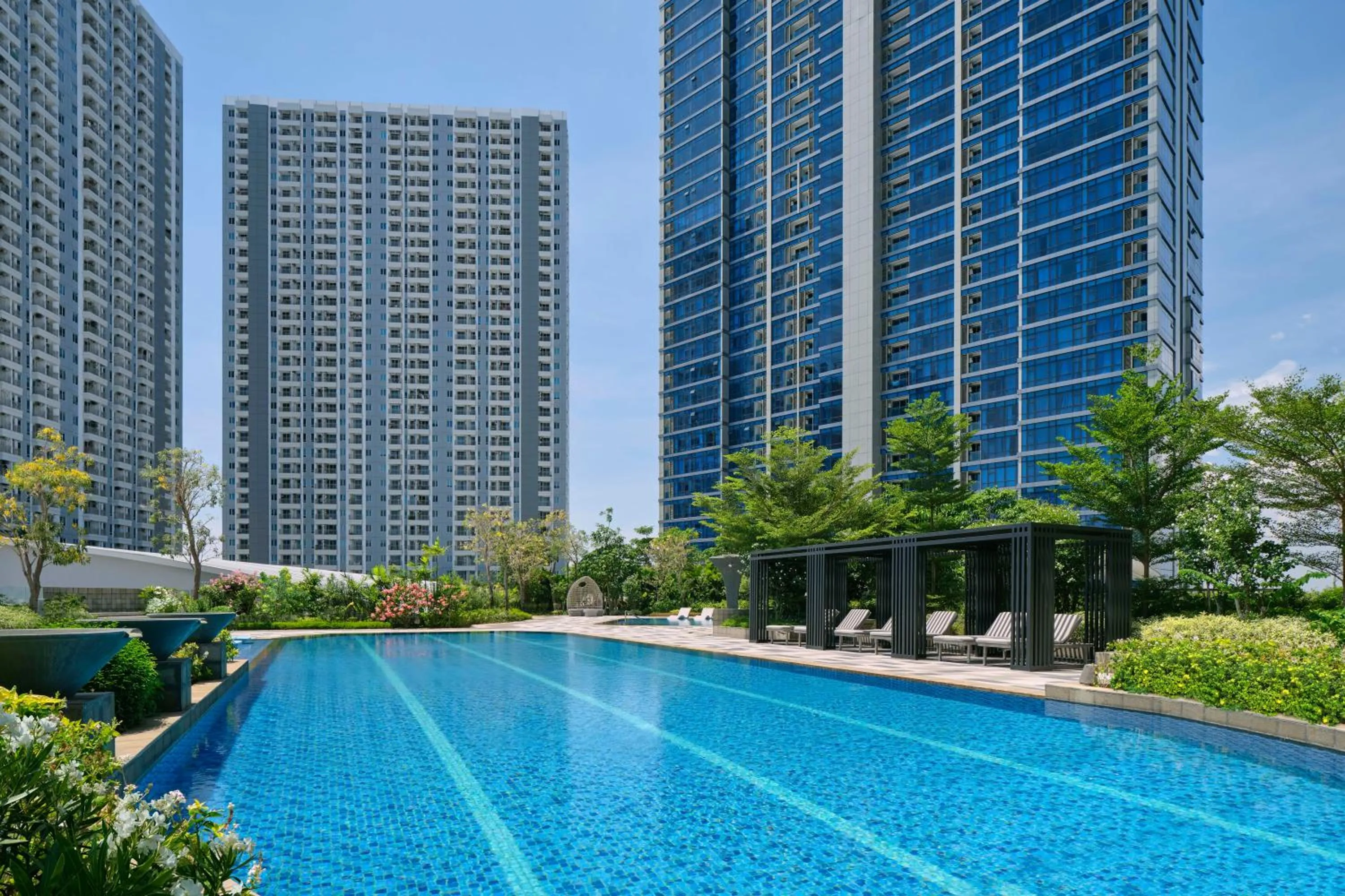 Pool view in The Westin Surabaya