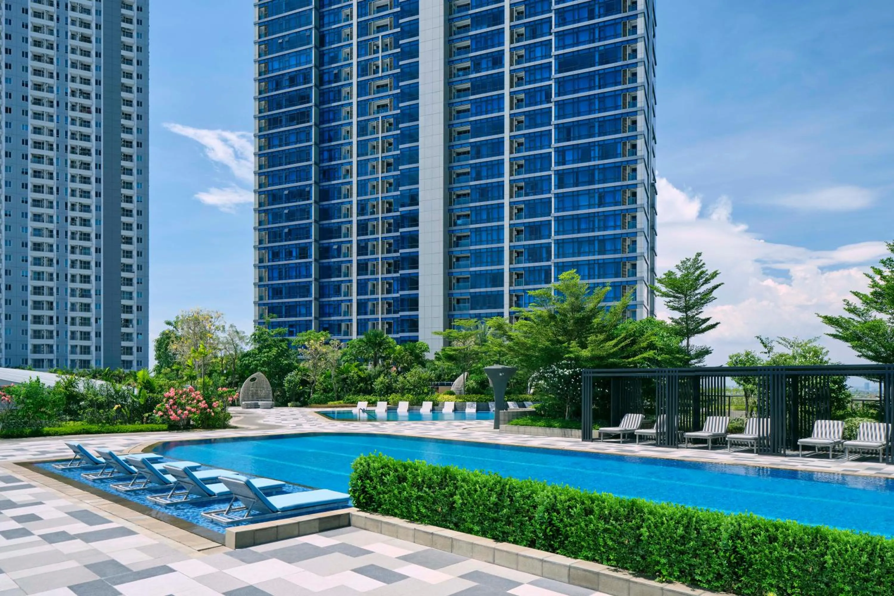 Pool view in The Westin Surabaya