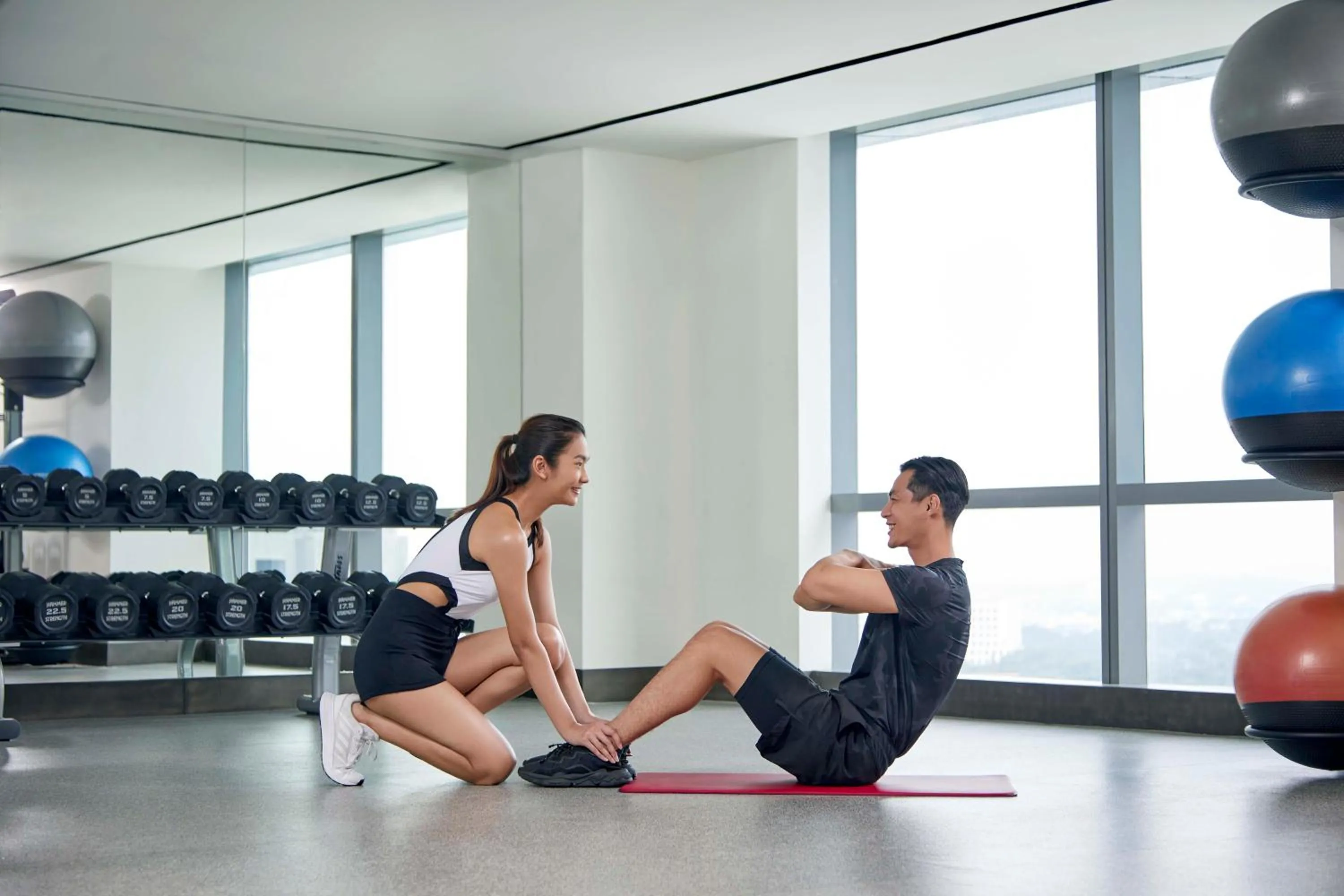 Fitness centre/facilities in The Westin Surabaya