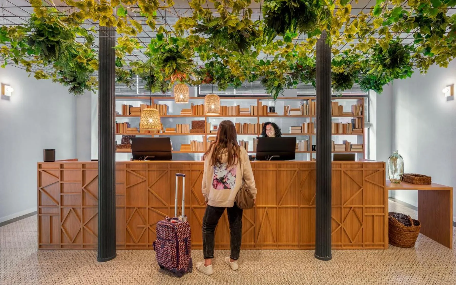 Lobby or reception in Toc Hostel Granada