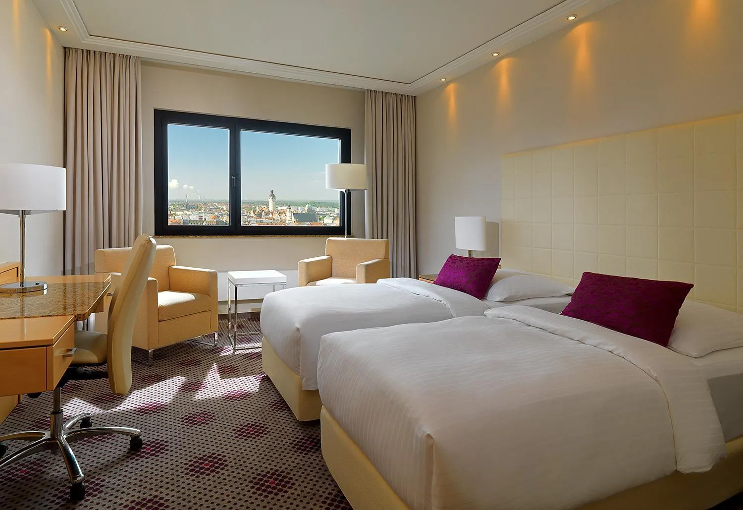 Bed in The Westin Leipzig