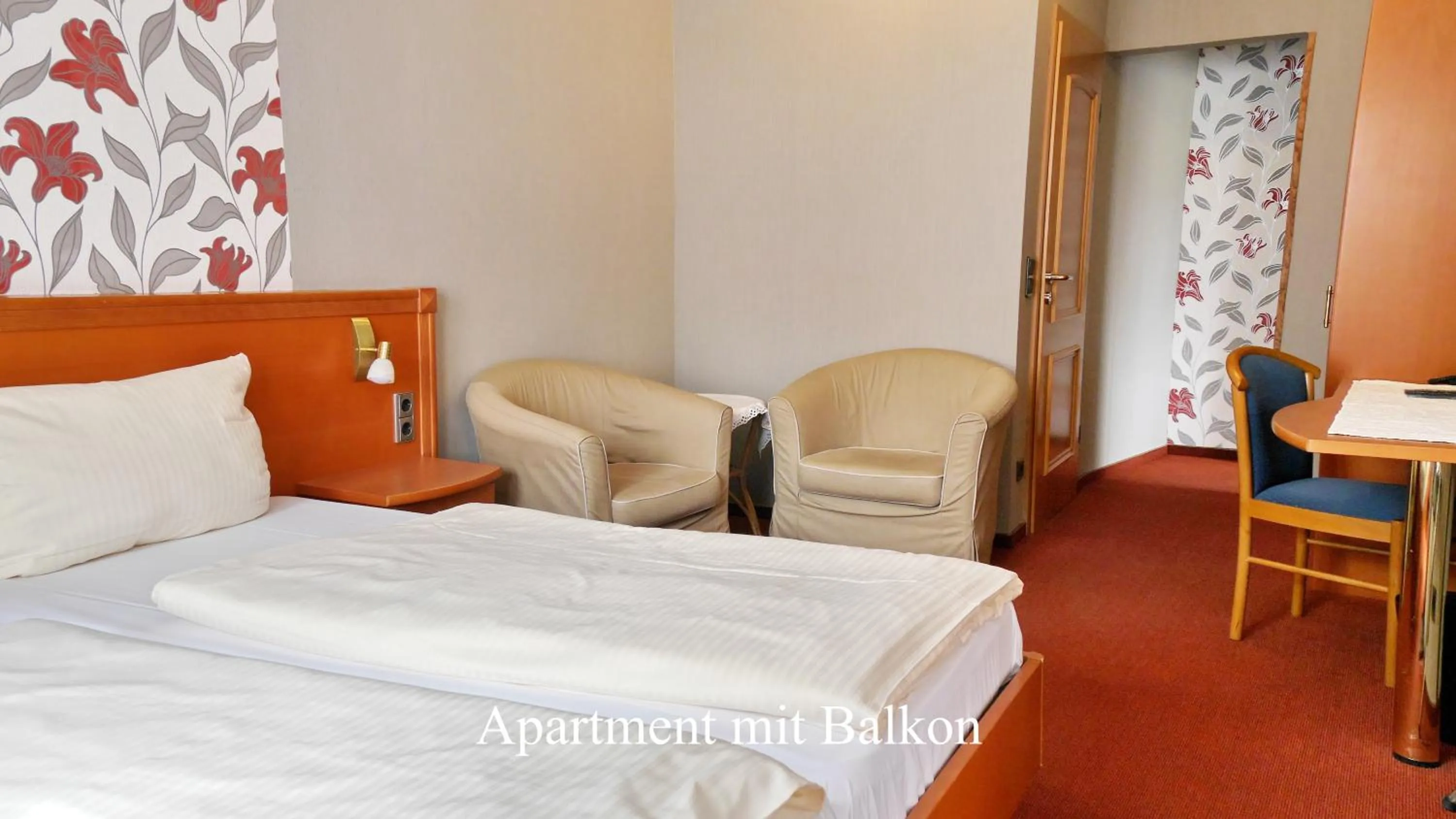 Bed in Hotel-garni-Kachelburg