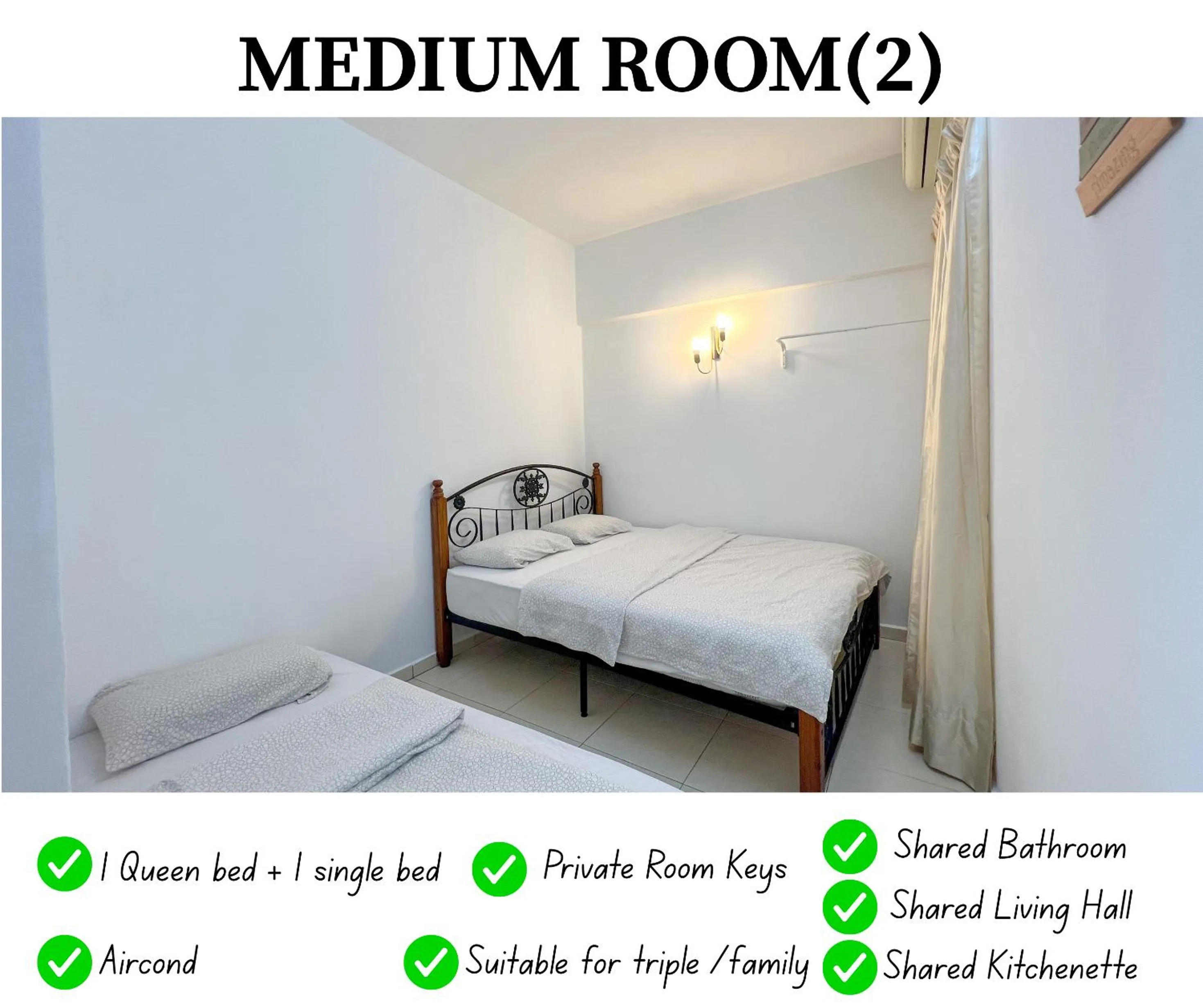 Bed in Maison Seaview Suites Port Dickson