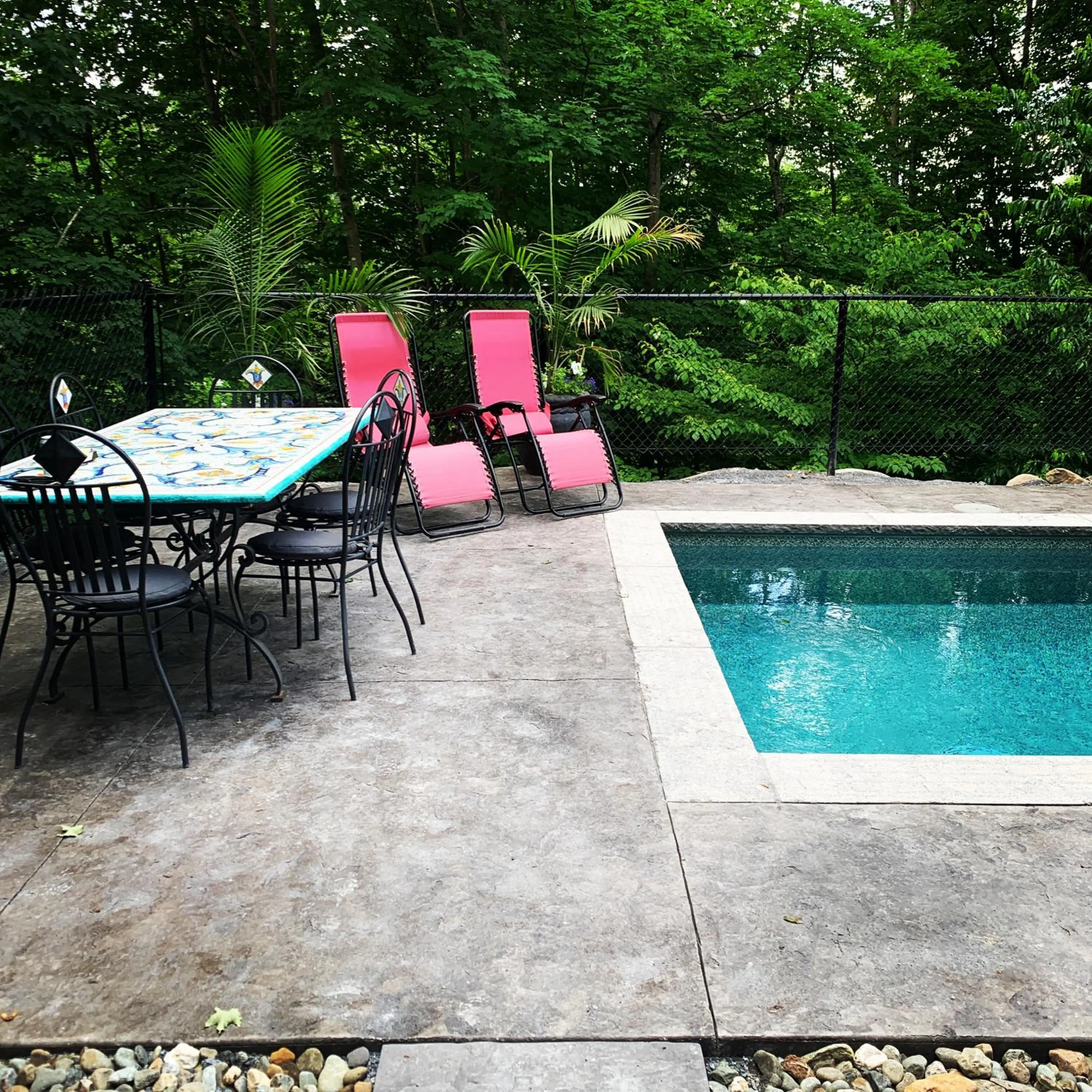 Patio in La Bohème - Bed & Breakfast