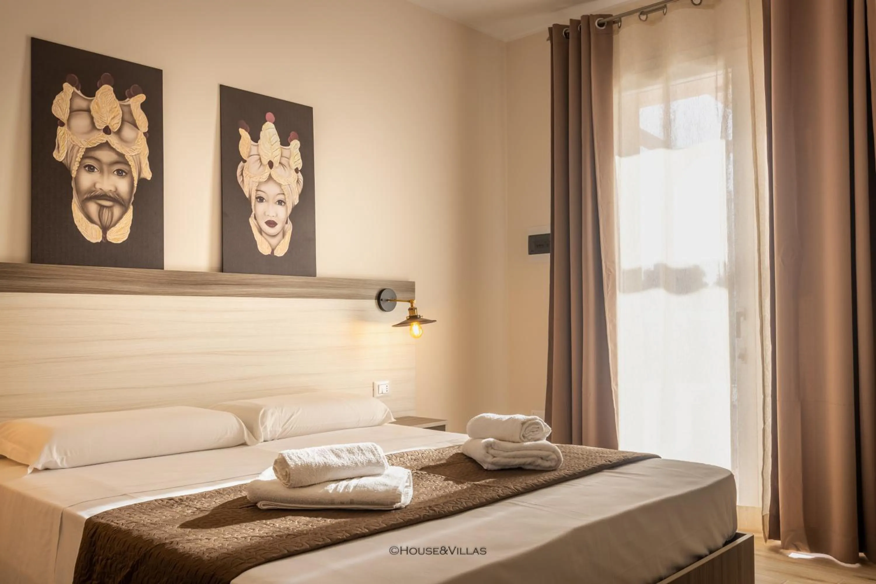 Bed in Tramonto Ibleo Resort