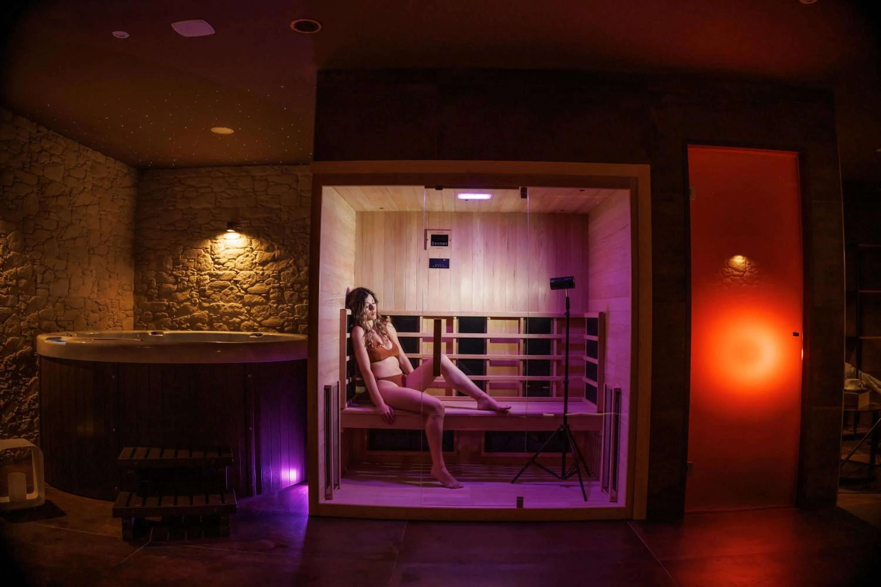 Sauna, Bed in Tramonto Ibleo Resort