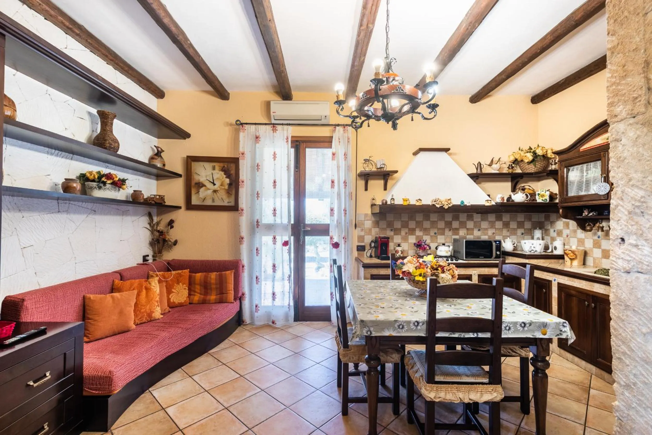 Kitchen or kitchenette in Tramonto Ibleo Resort