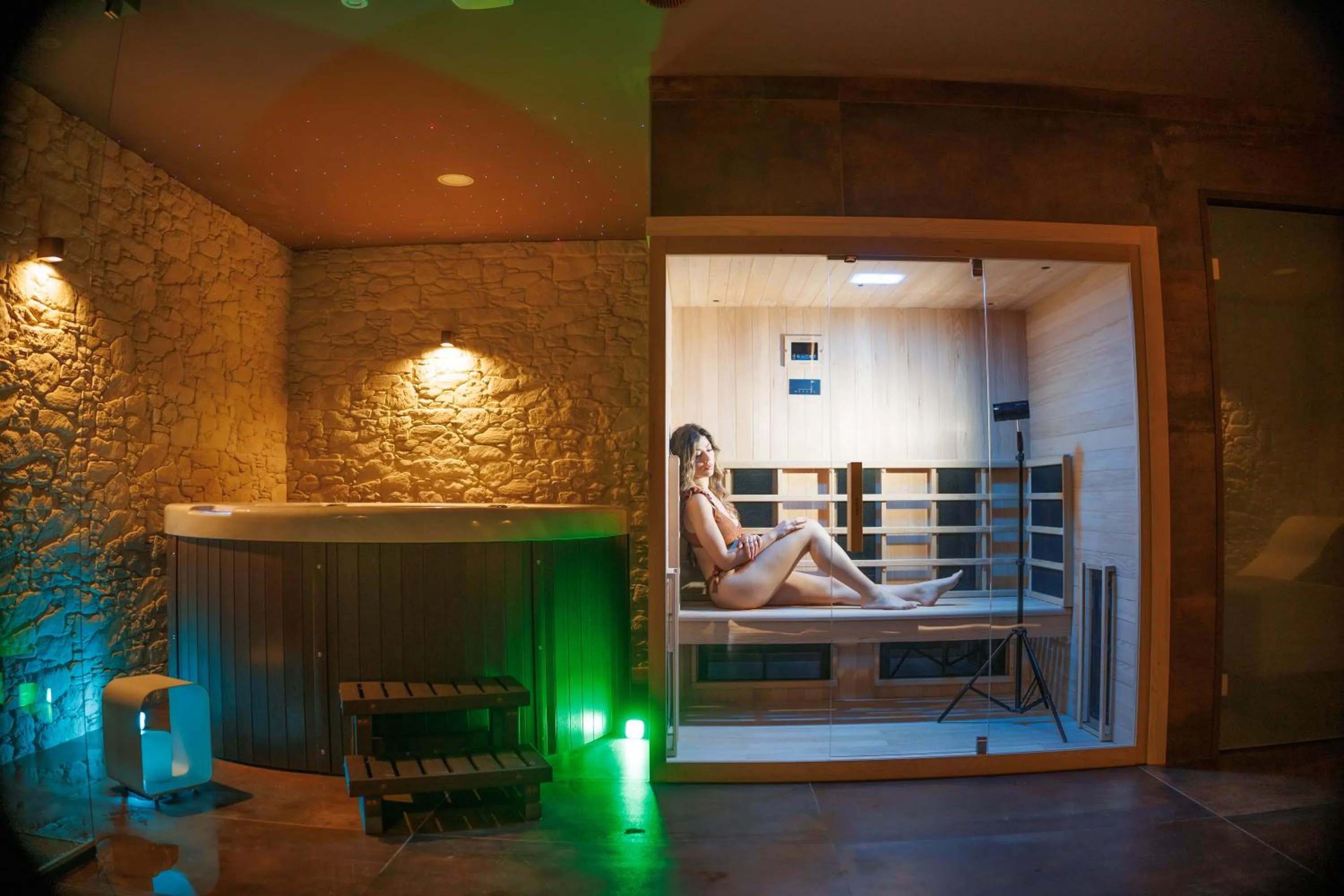 Sauna in Tramonto Ibleo Resort