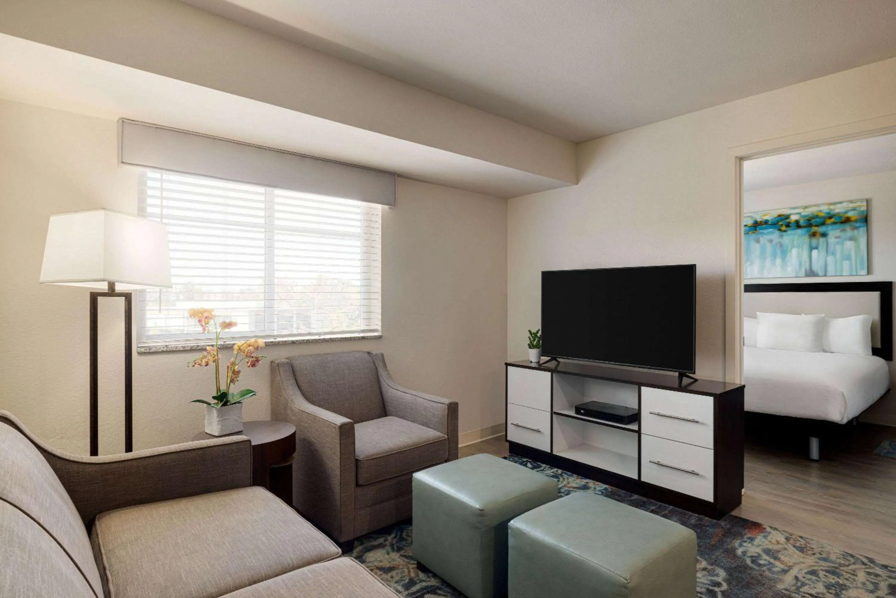 Photo of the whole room, Bed in WaterWalk Extended Stay Raleigh Durham Research Triangle