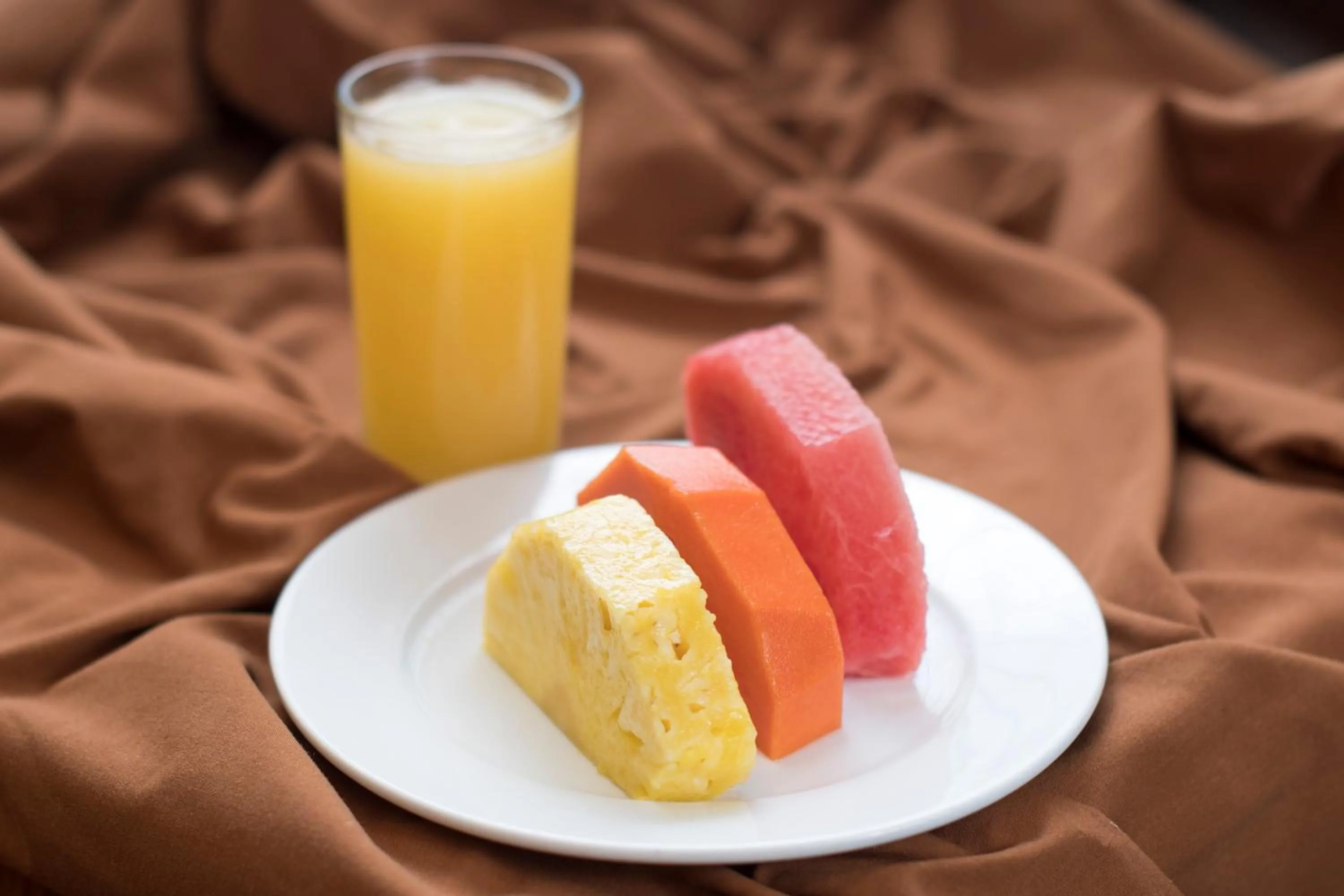 Buffet breakfast in Hotel Tikal Inn