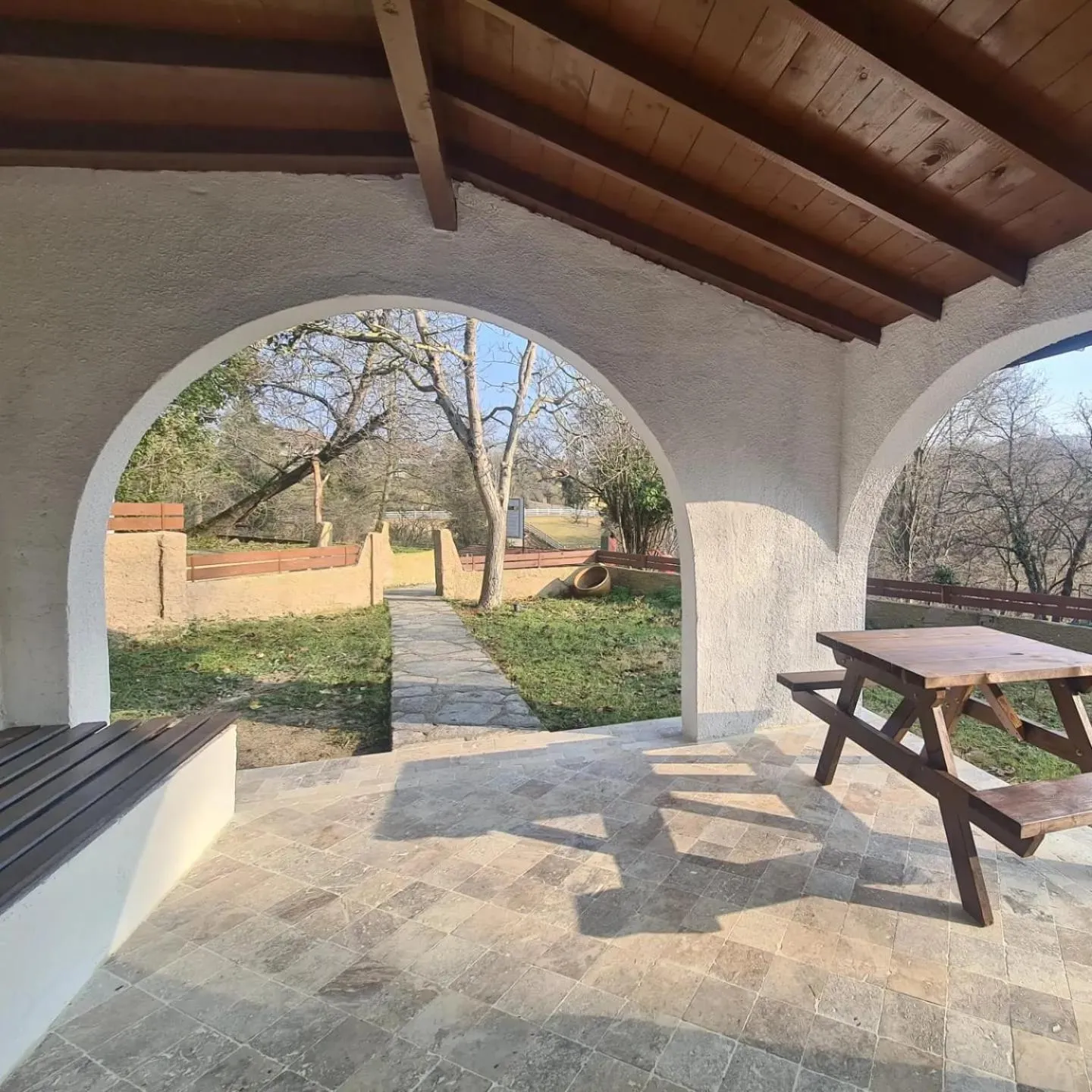 Patio in Polonezköy Country Club & Accommodation in the Wildlife Park!