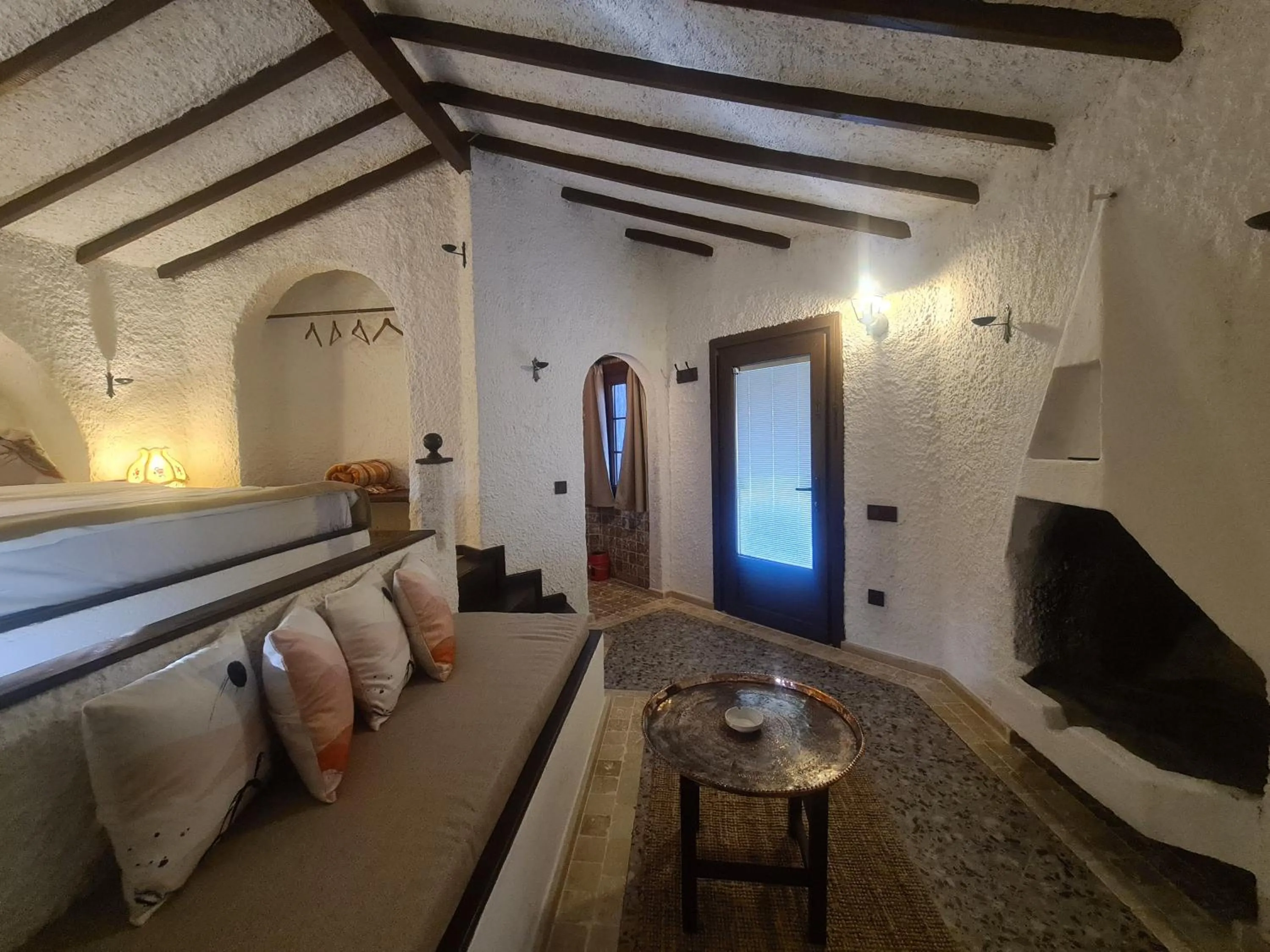 Communal lounge/ TV room, Bed in Polonezköy Country Club & Accommodation in the Wildlife Park!