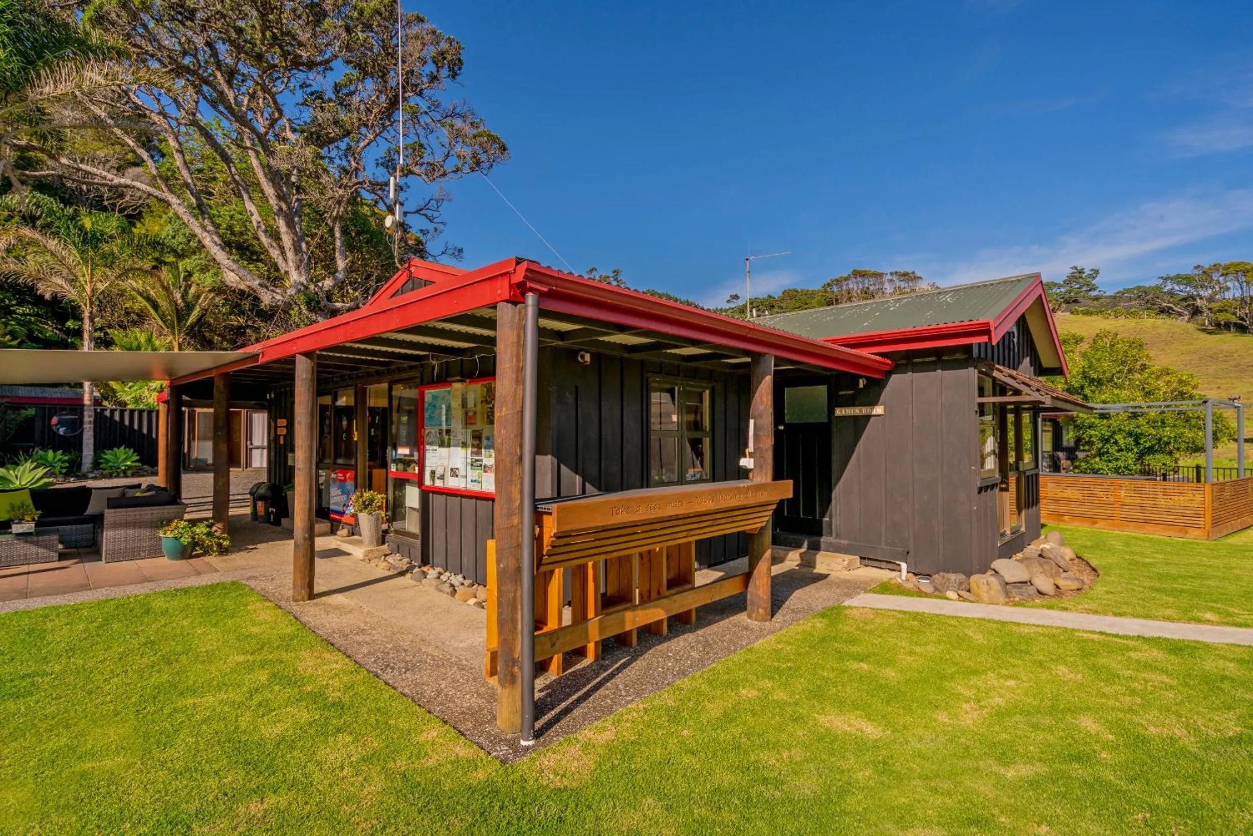 Patio in Anglers Lodge