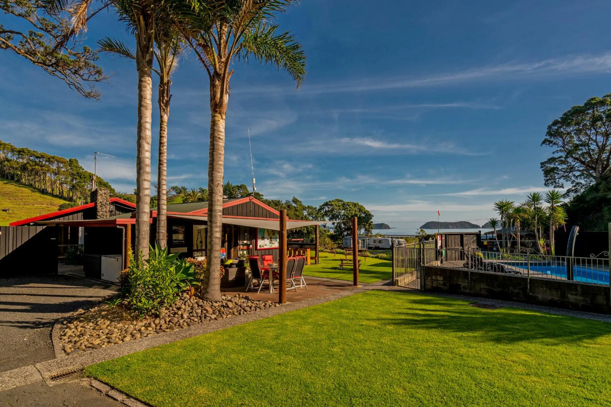 Garden in Anglers Lodge
