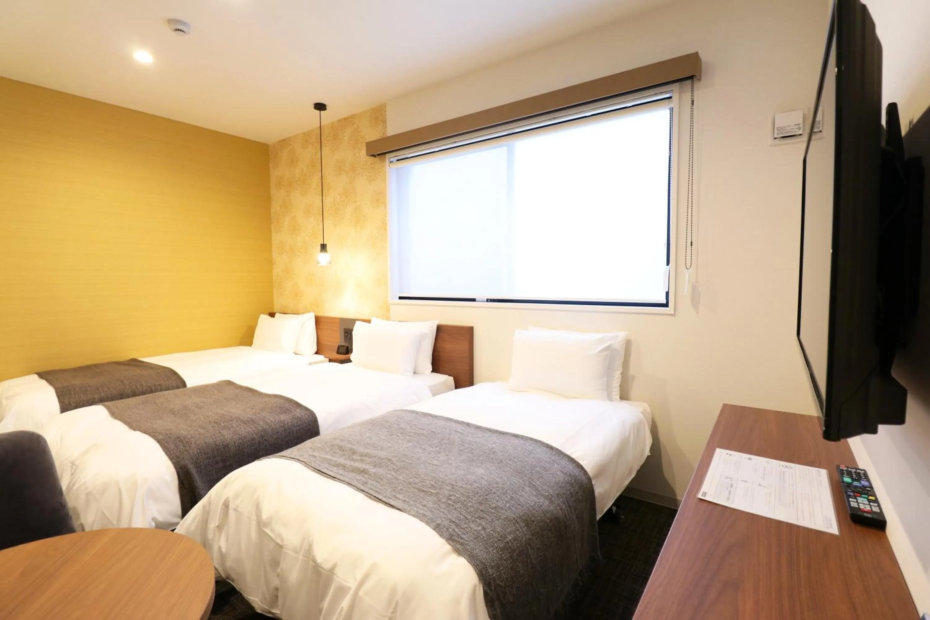 Photo of the whole room, Bed in M's Hotel Nijojo Oike