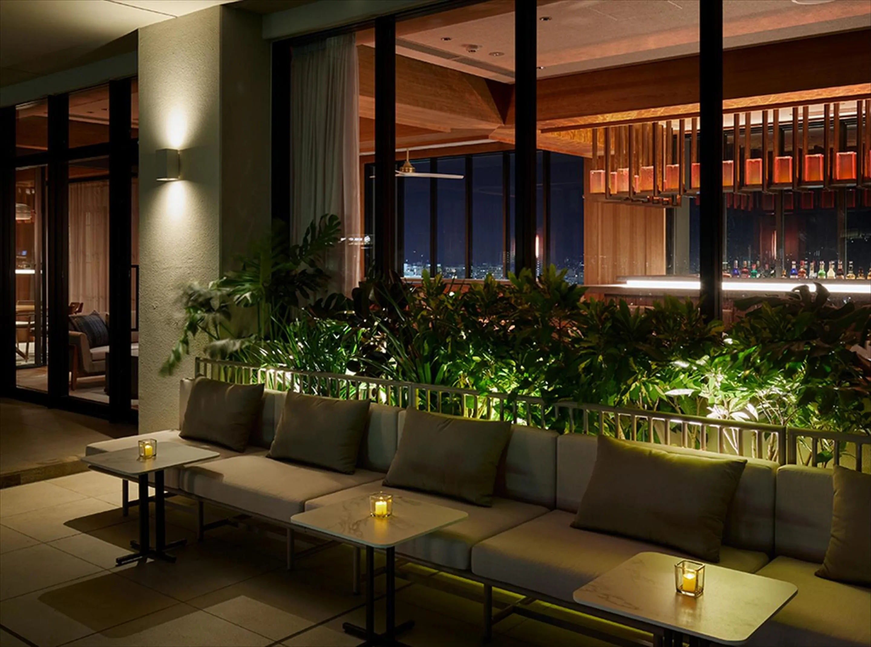 Lounge or bar in HOTEL STRATA NAHA