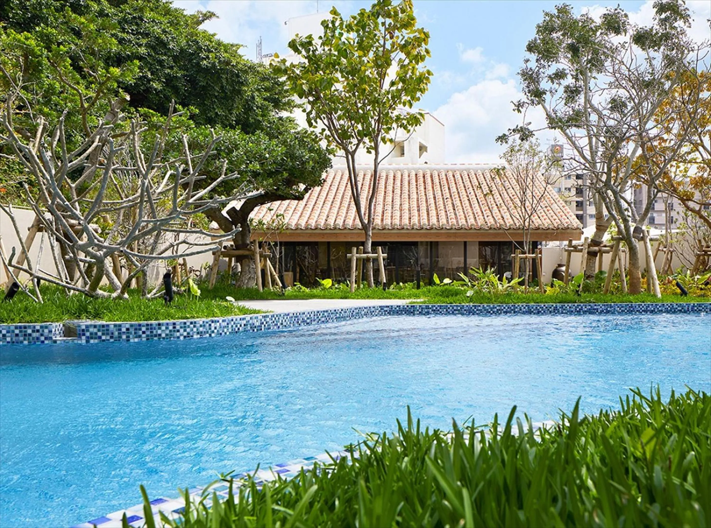 Swimming pool in HOTEL STRATA NAHA