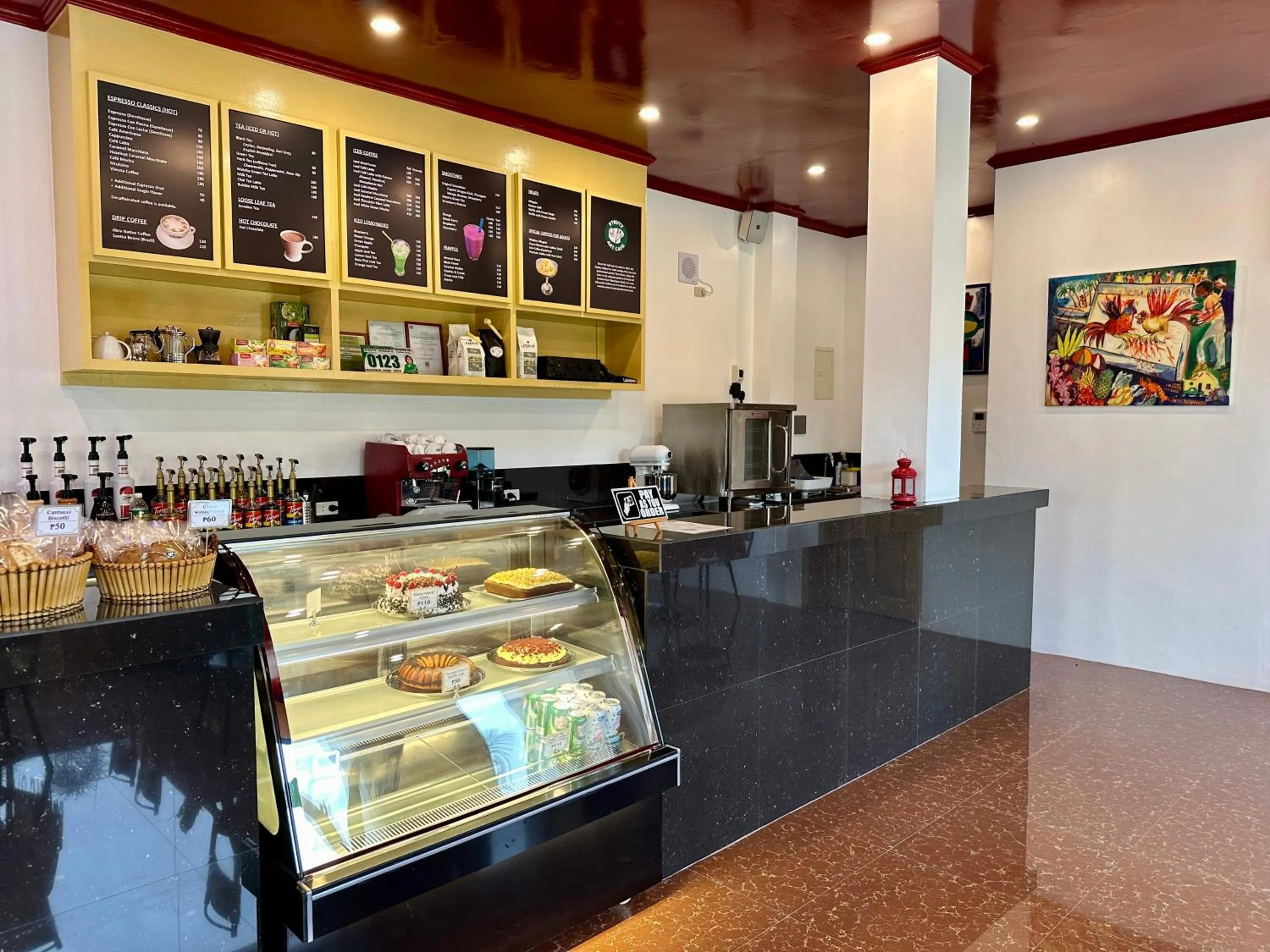 Coffee/tea facilities in Strutz Art Garden Resort