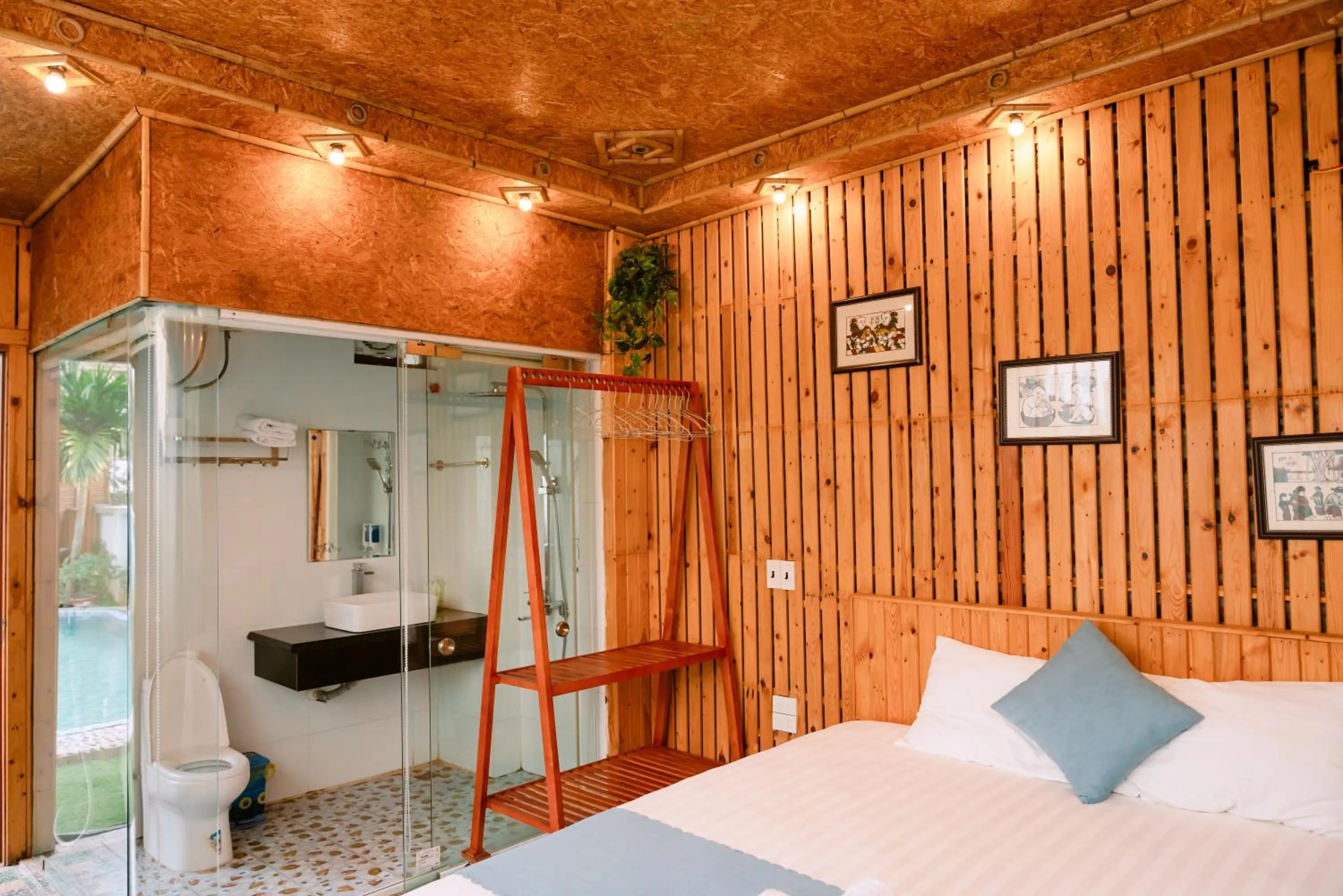 Bed in Hang Mua Bamboo Homestay Ninh Binh