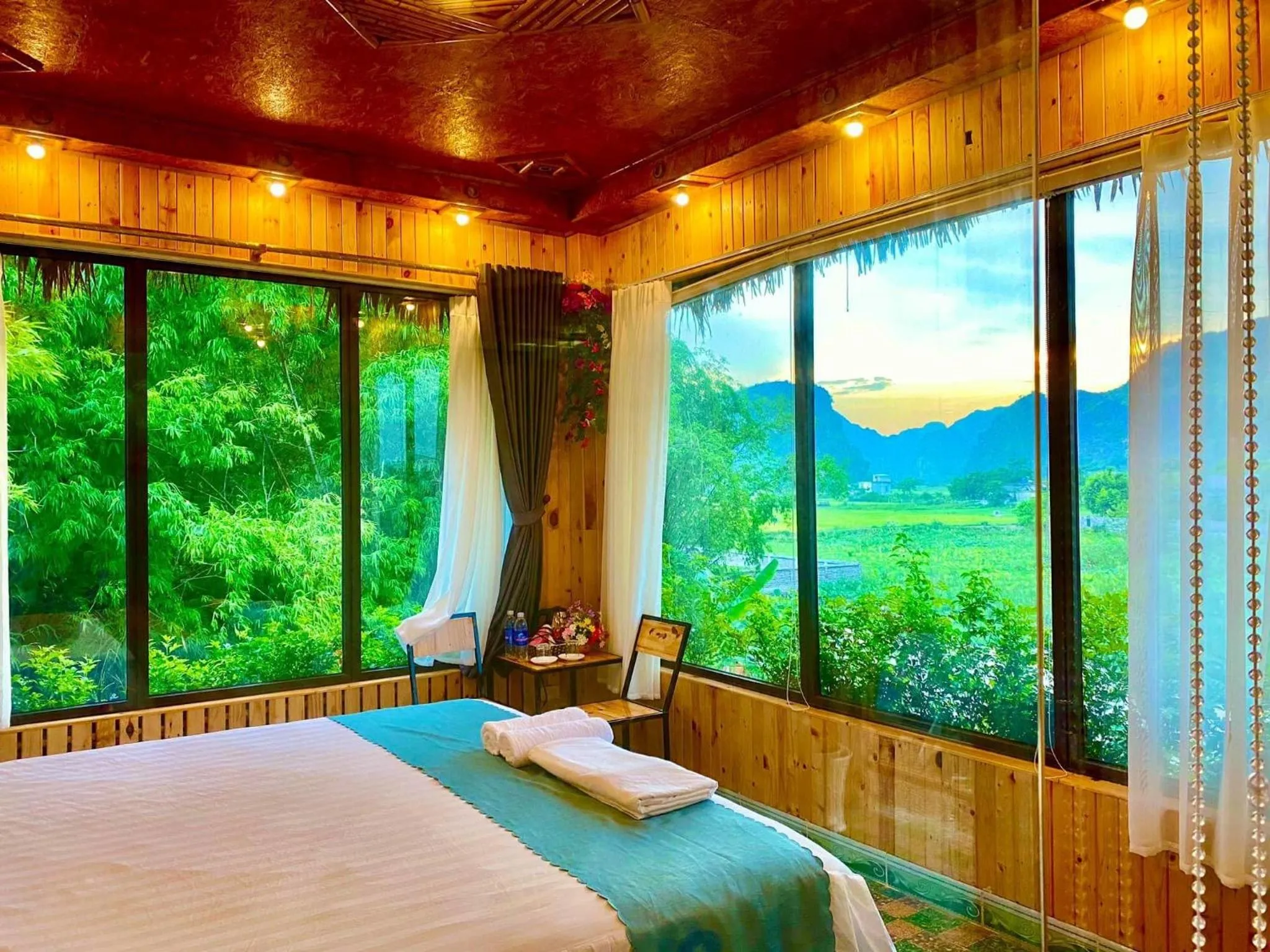 Bed in Hang Mua Bamboo Homestay Ninh Binh