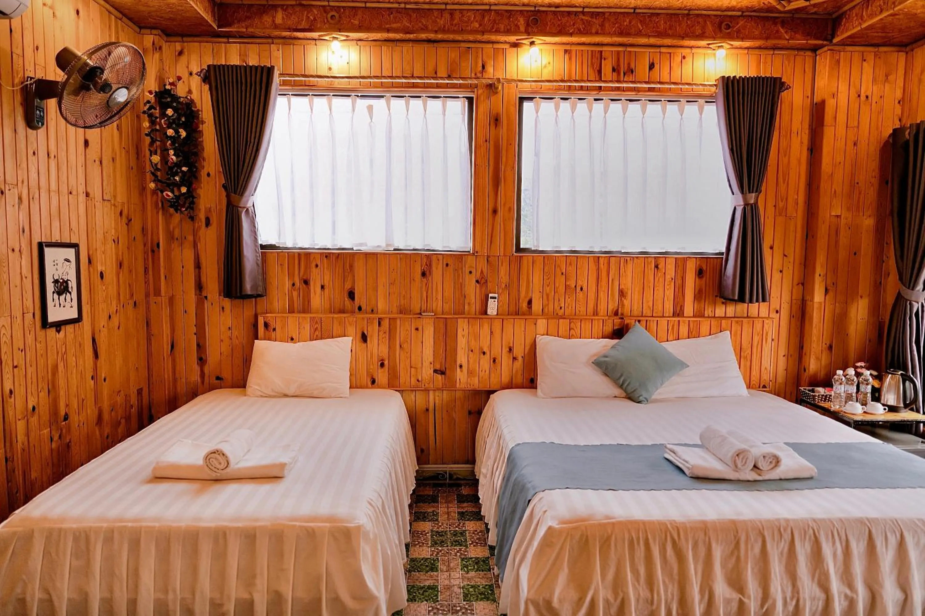 Bed in Hang Mua Bamboo Homestay Ninh Binh