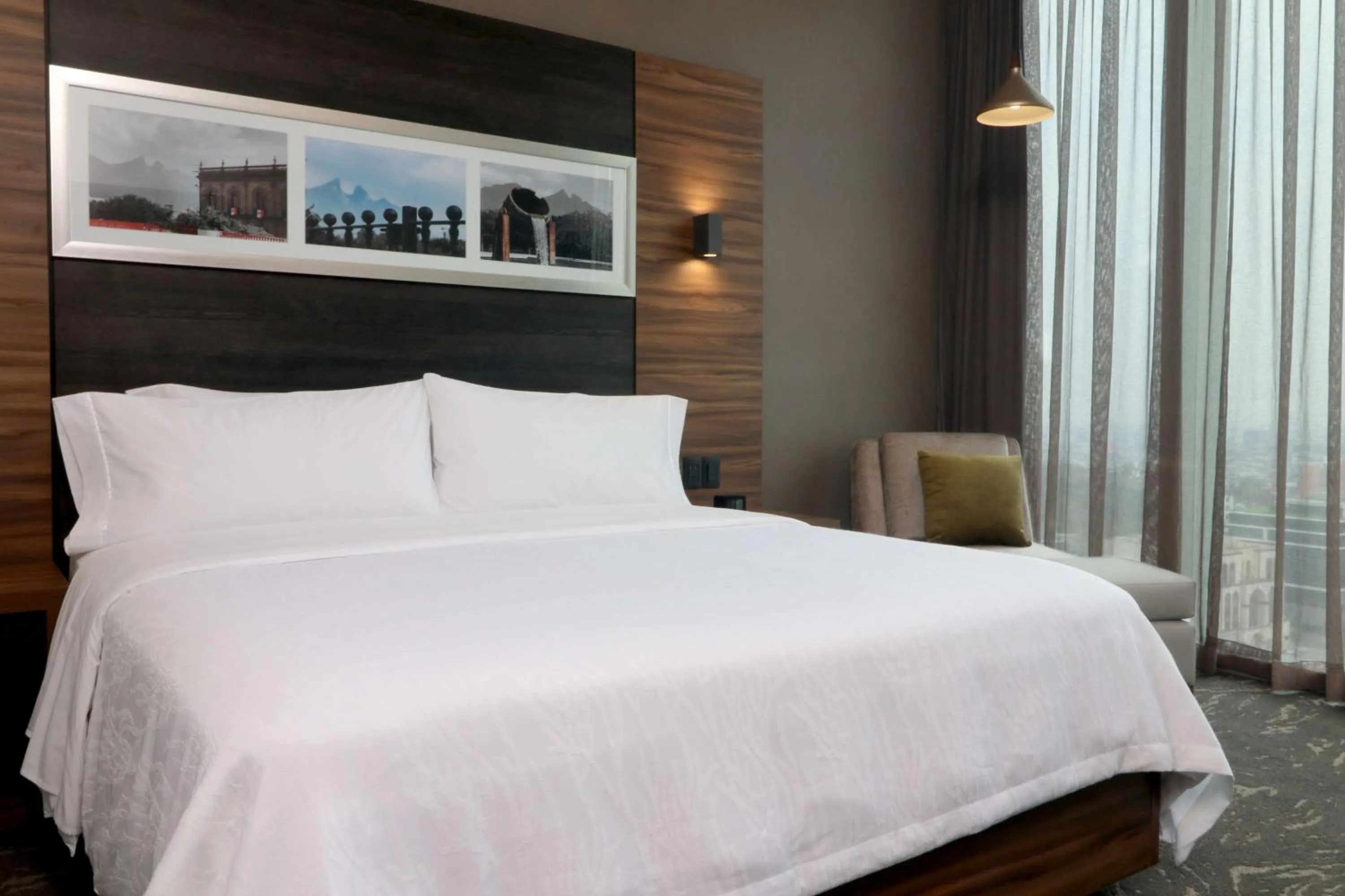 Bed in Hilton Garden Inn Monterrey Obispado