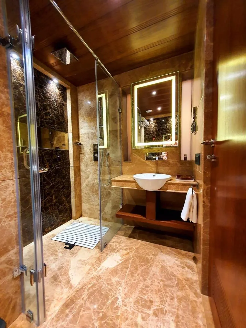 Bathroom in Hotel MBC Citadel Nashik
