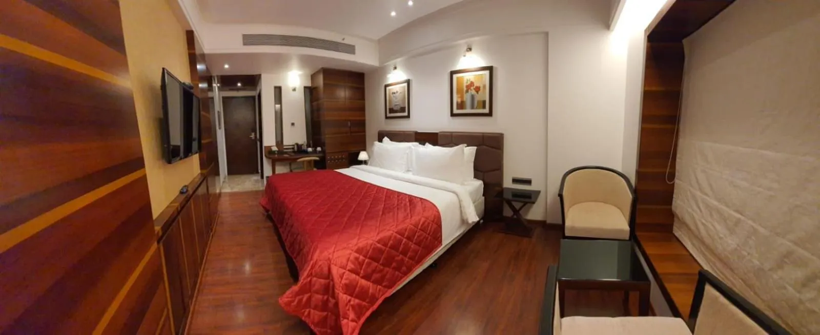 View (from property/room), Bed in Hotel MBC Citadel Nashik