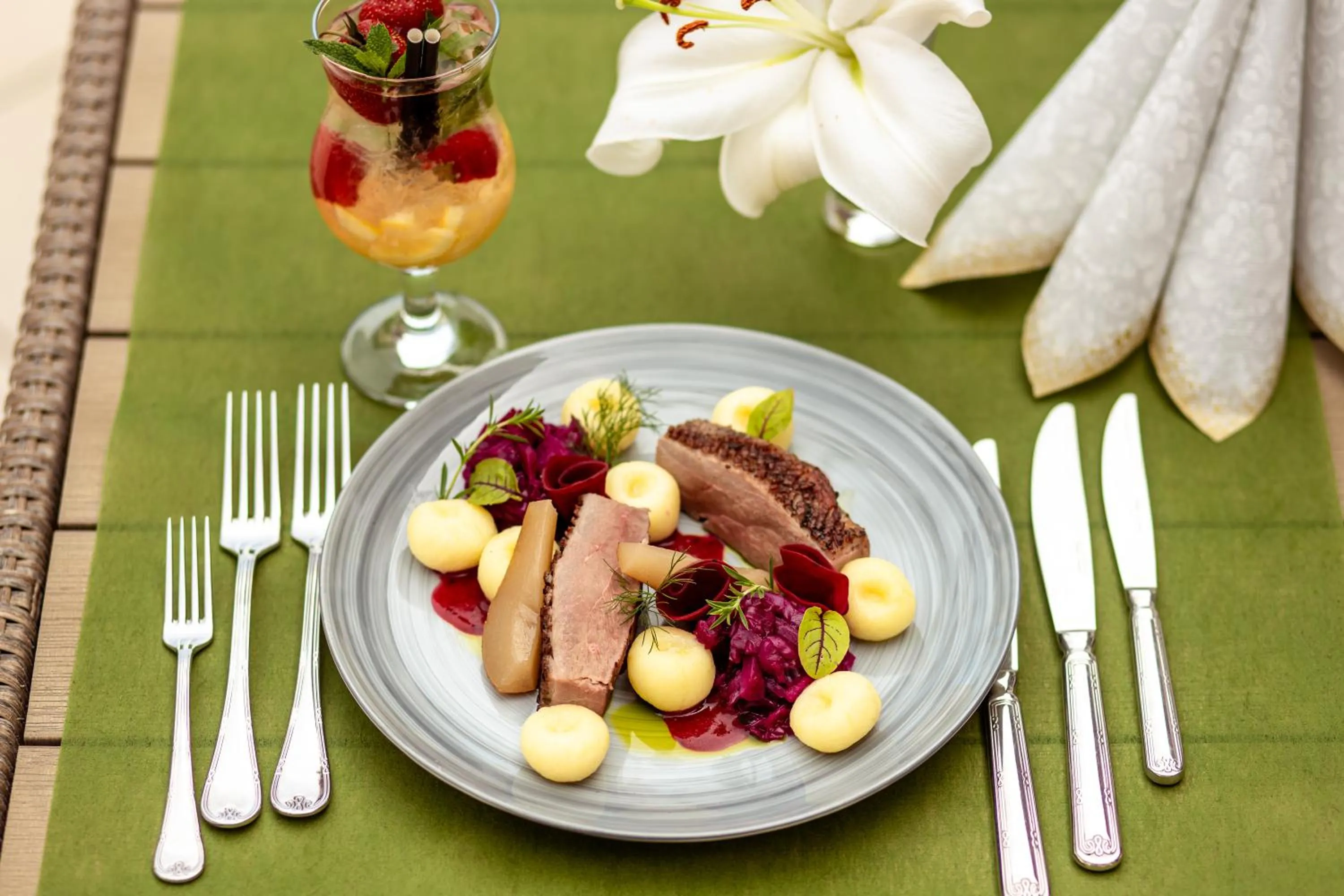 Food and drinks in Boutique Odyseja & Spa