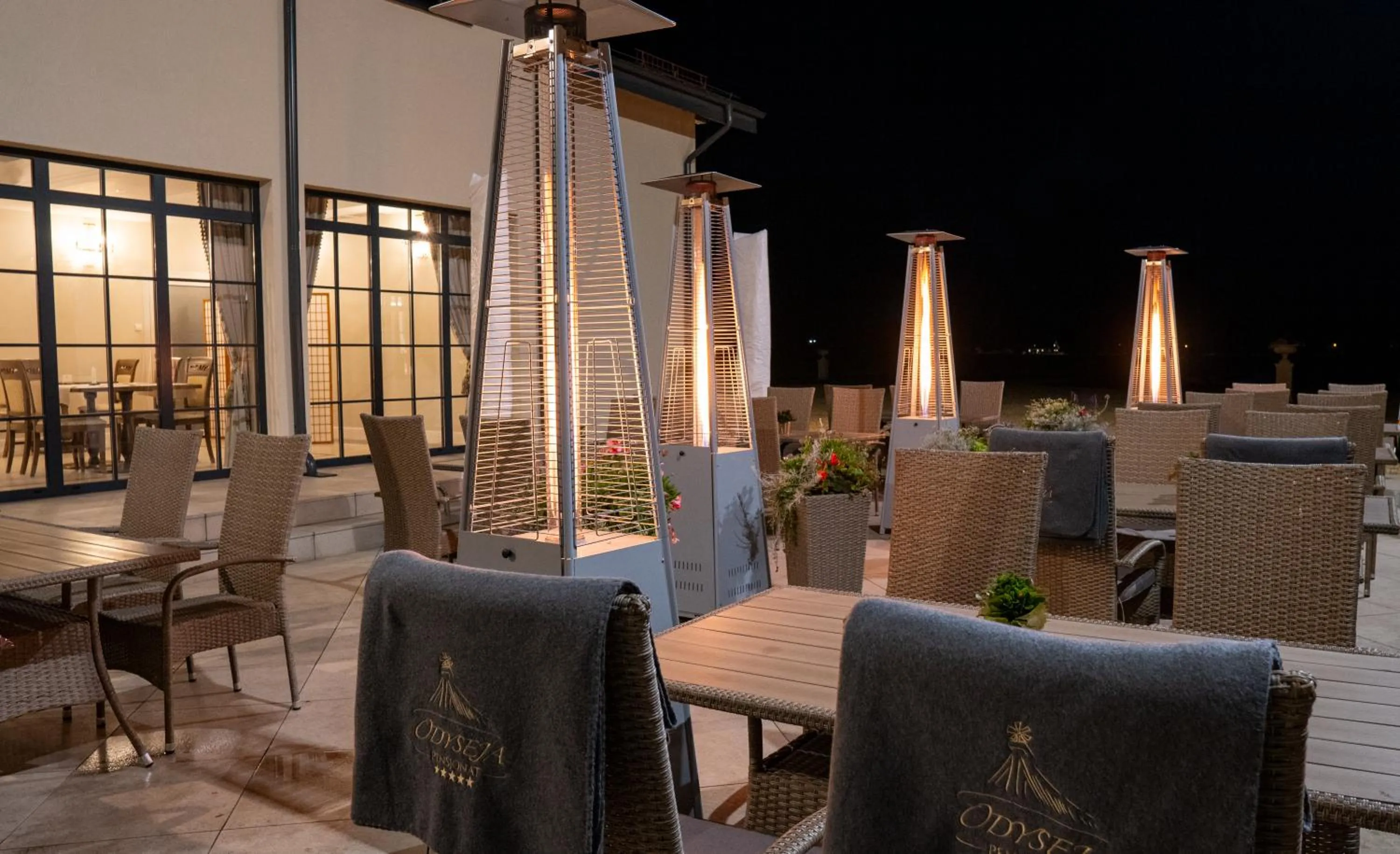 Balcony/Terrace in Boutique Odyseja & Spa