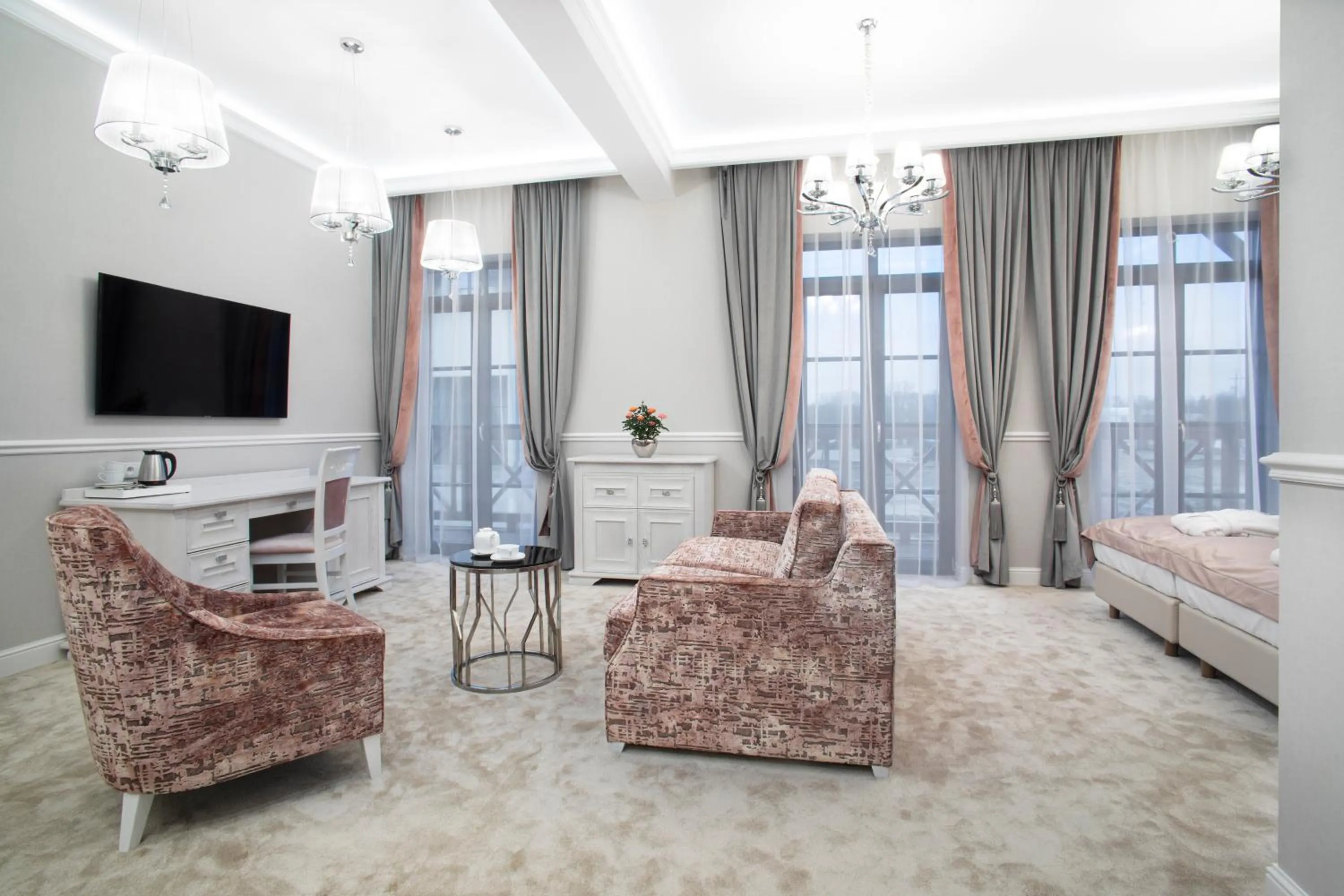 Living room, Bed in Boutique Odyseja & Spa