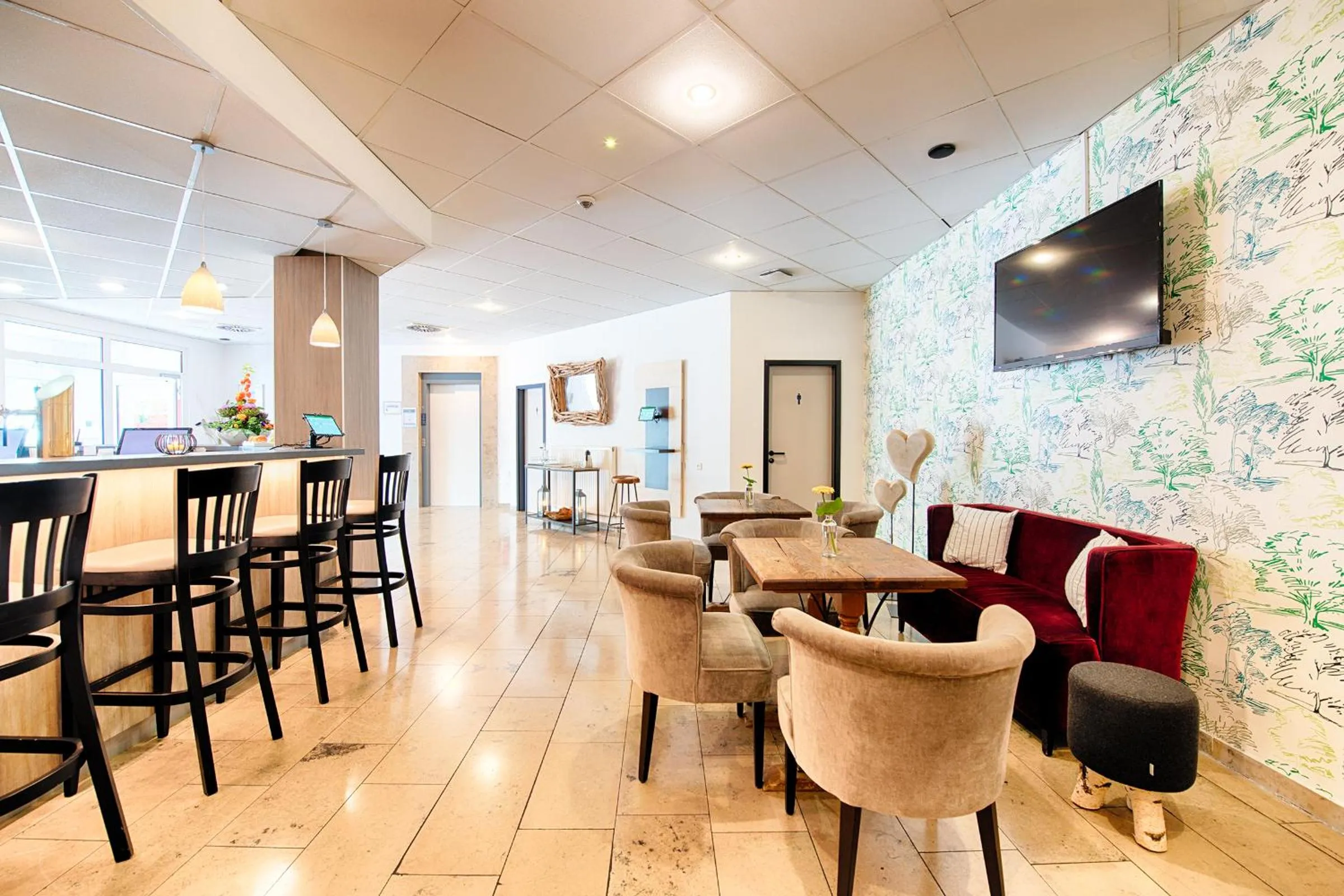 Lounge or bar in ACHAT Hotel Stuttgart Zuffenhausen