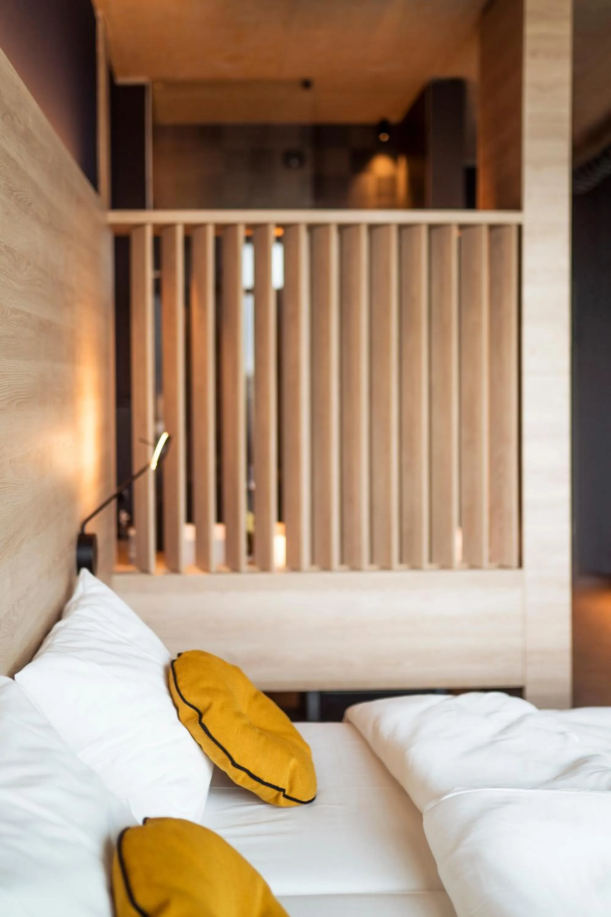 Bed in Koncept Hotel Josefine