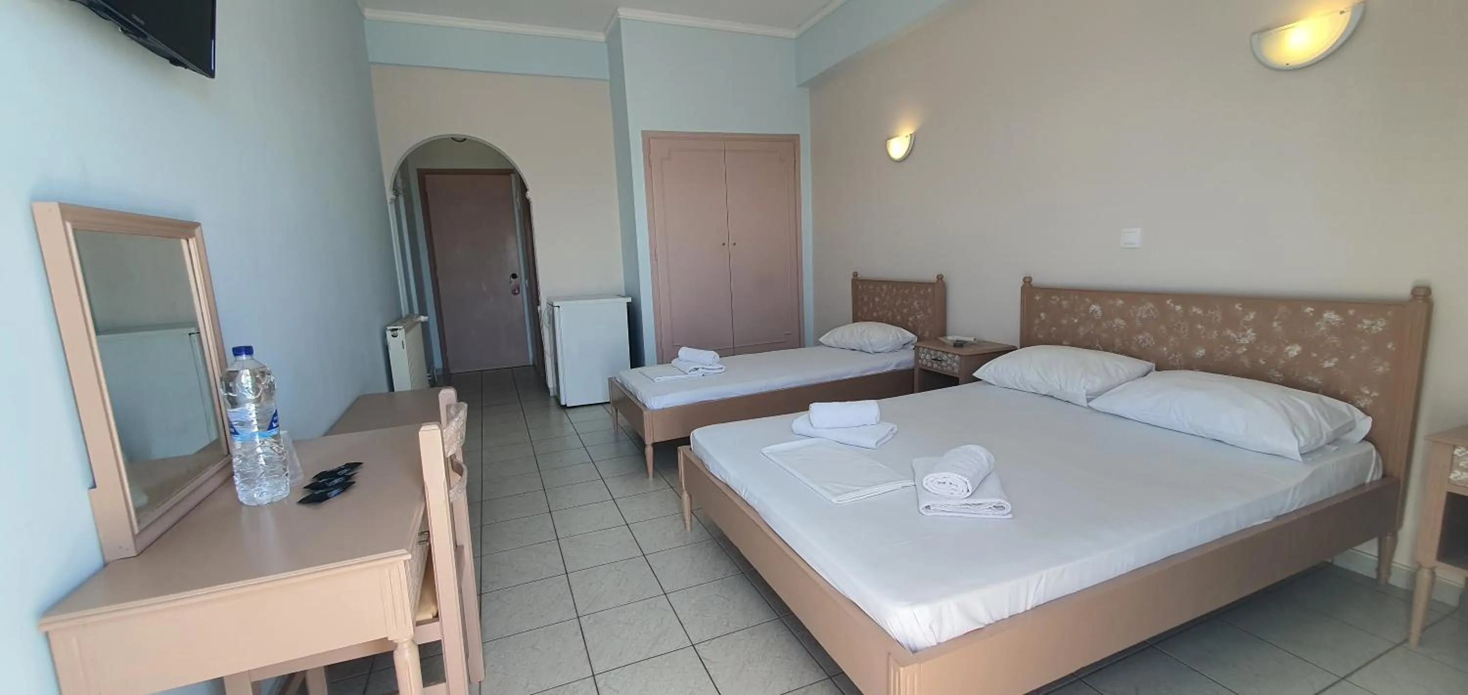 Bed in Artemis Hotel