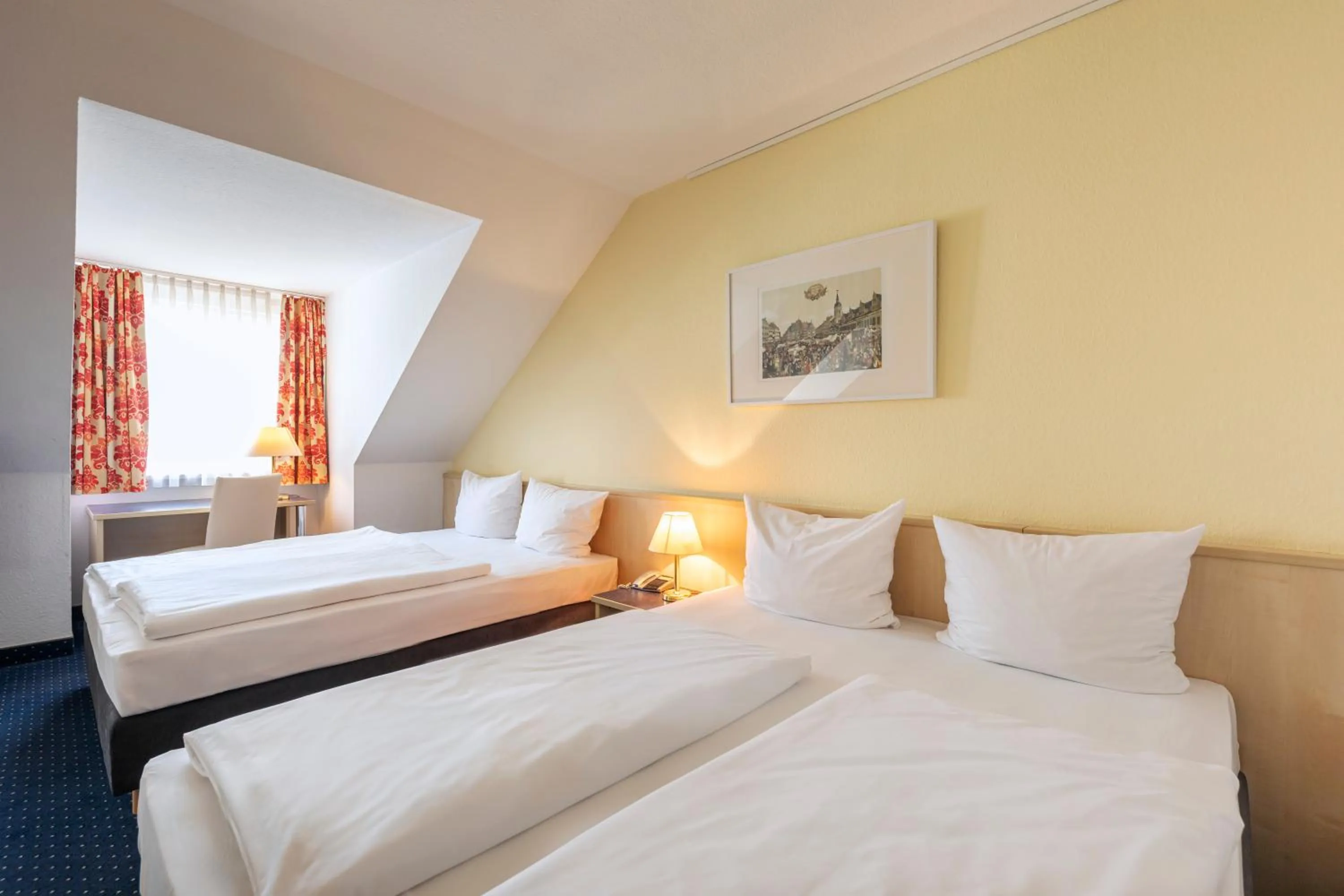 Bedroom, Bed in ACHAT Hotel Leipzig Messe